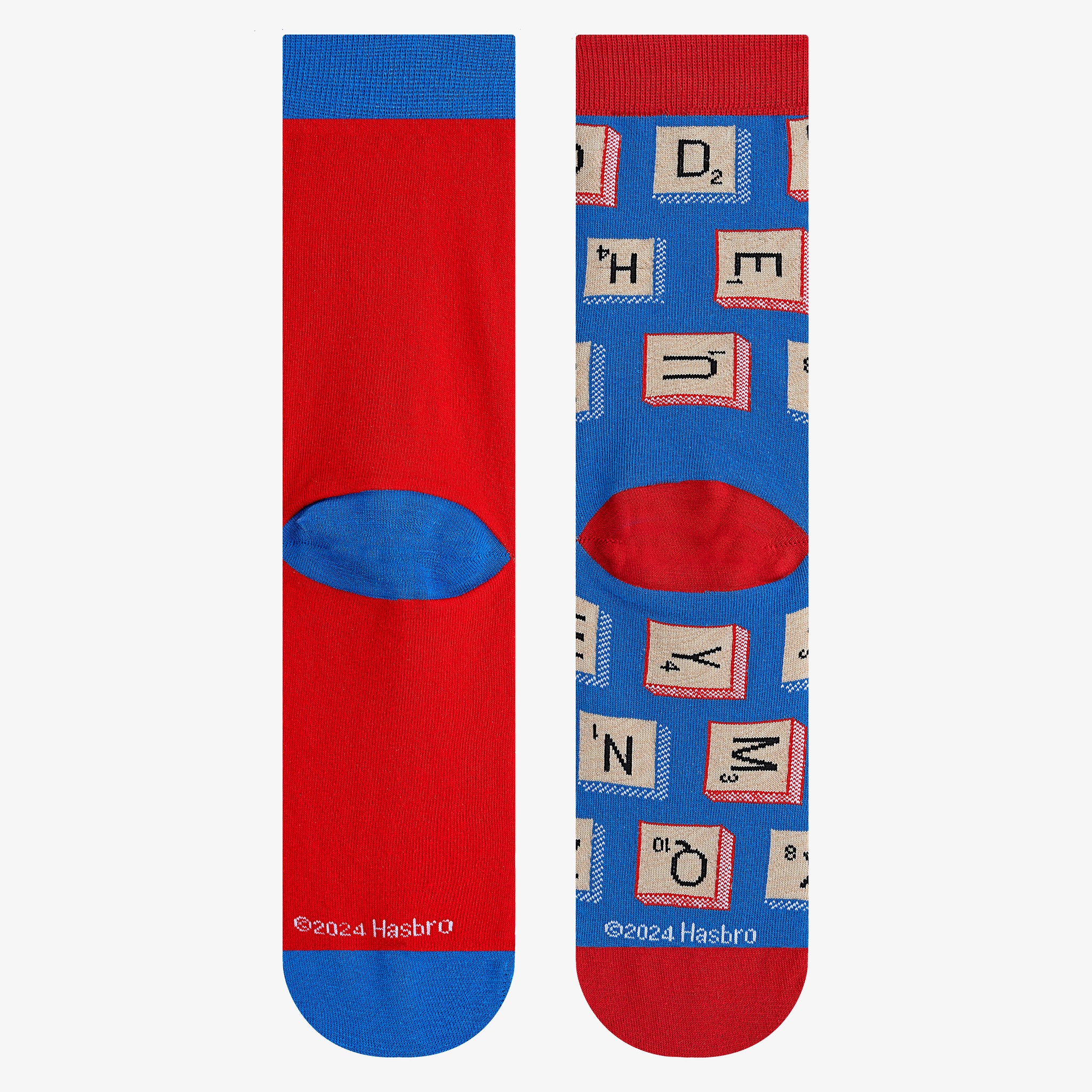 Scrabble Split Men's Crew Socks