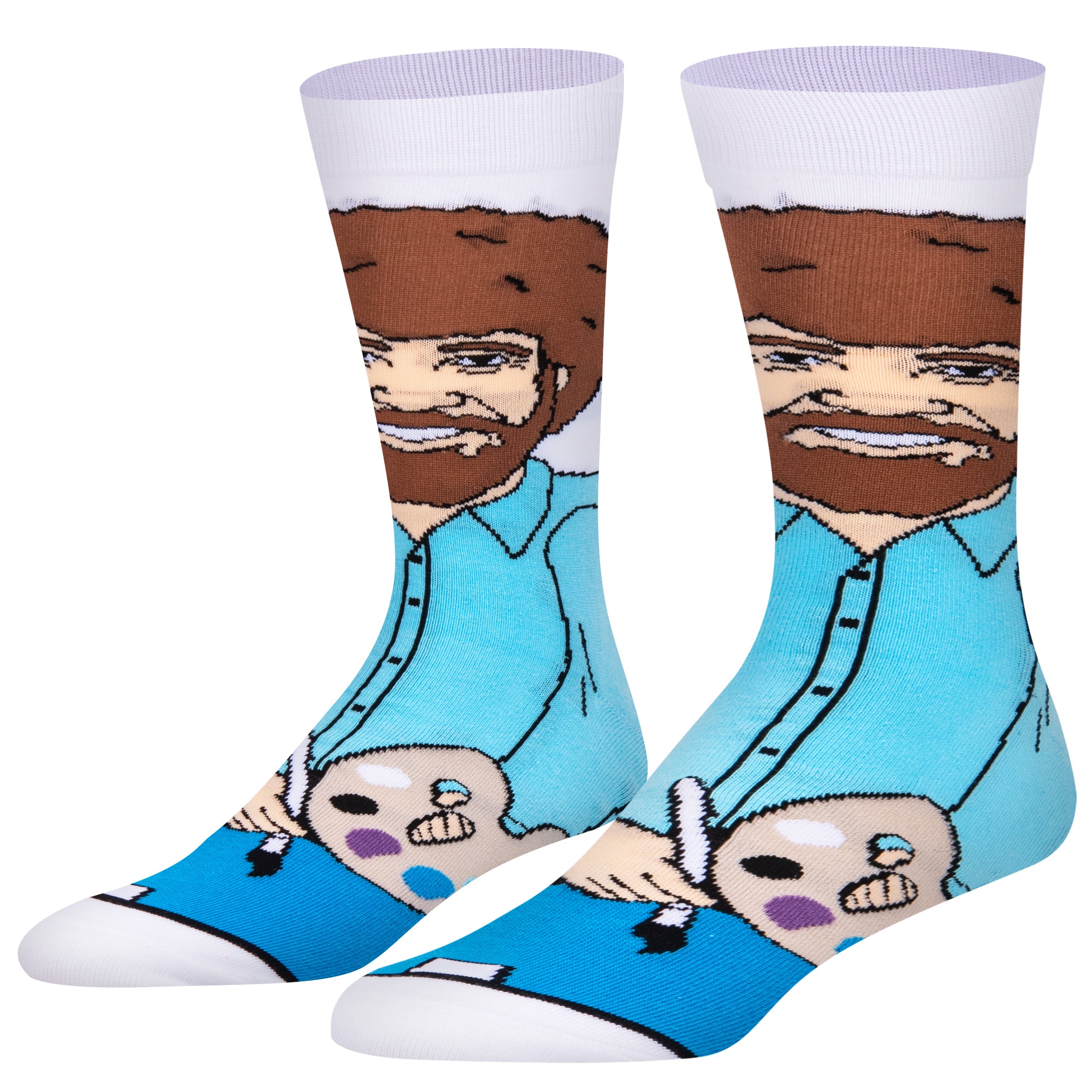 Bob Ross 360 Men's Crew Socks