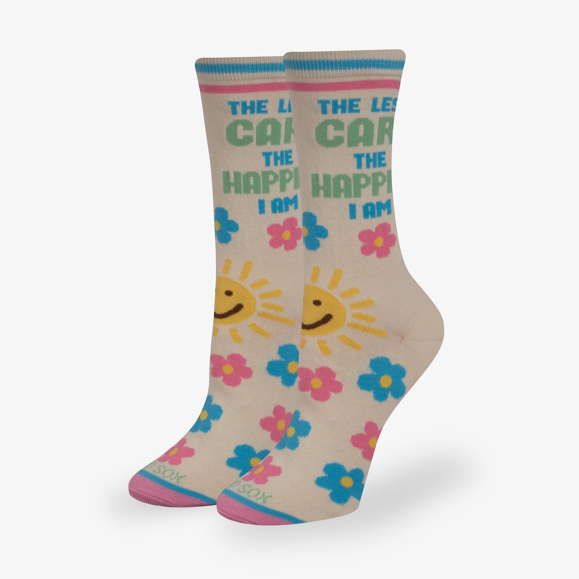 The Less I Care Women's Crew Socks