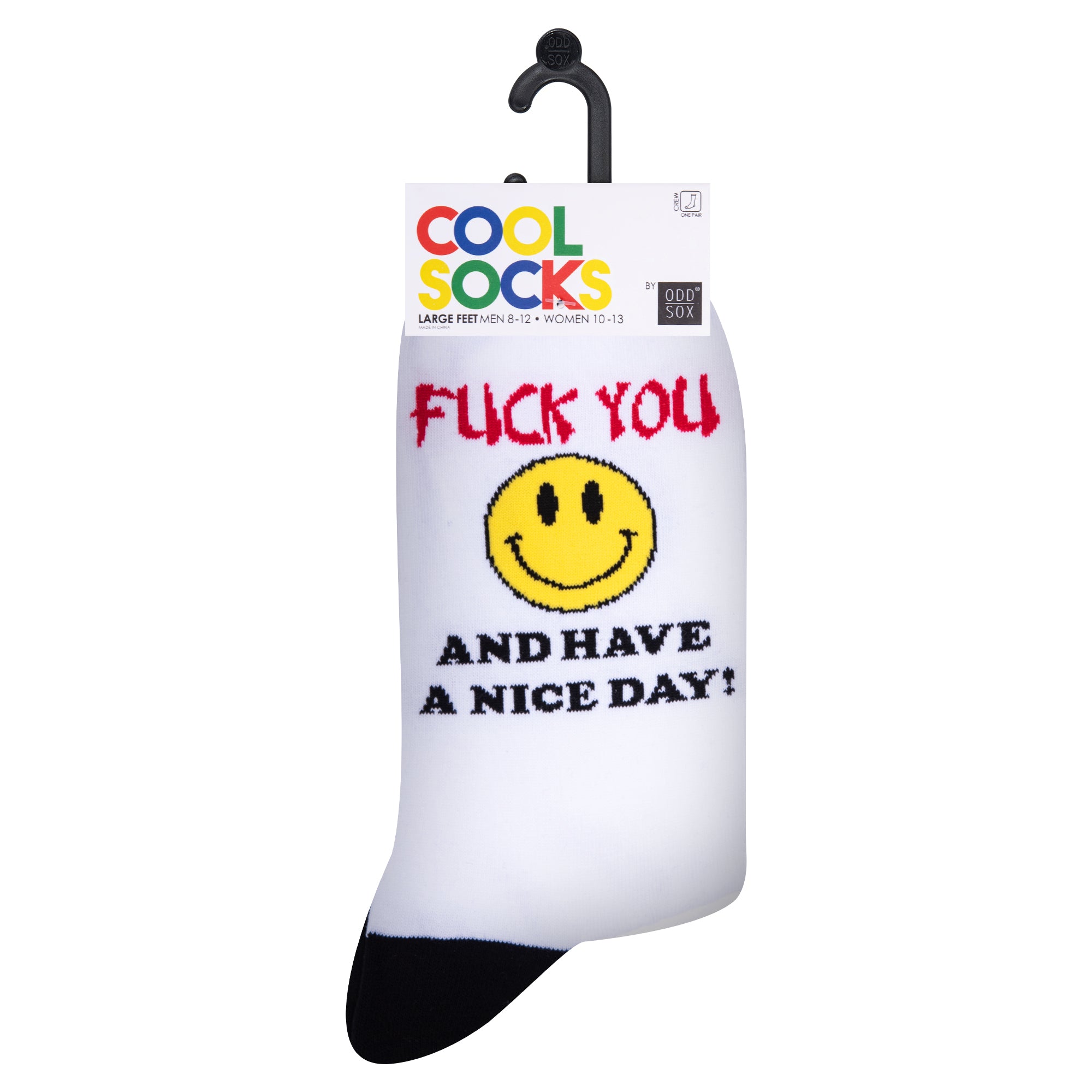 FU Have A Nice Day Men's Crew Socks