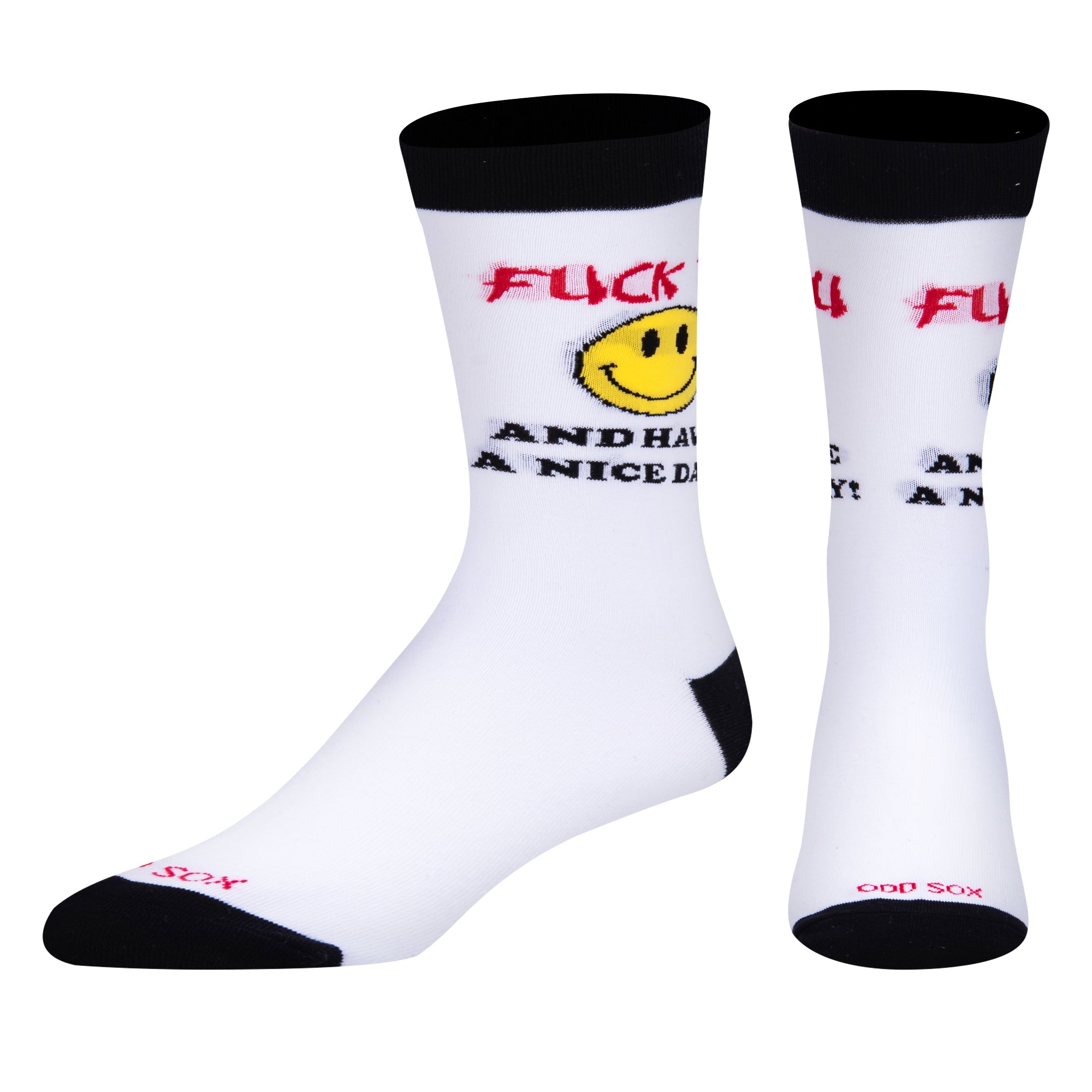 FU Have A Nice Day Men's Crew Socks