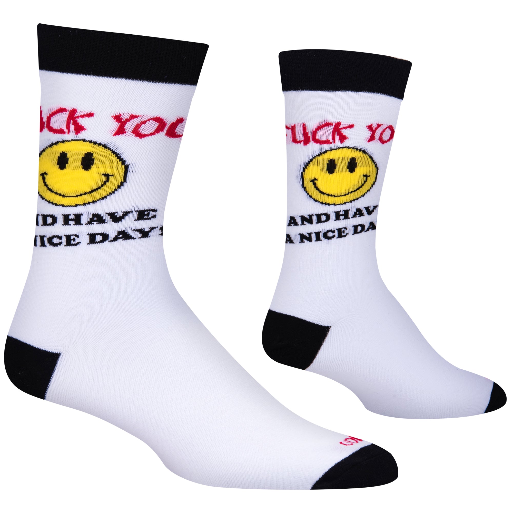 FU Have A Nice Day Men's Crew Socks