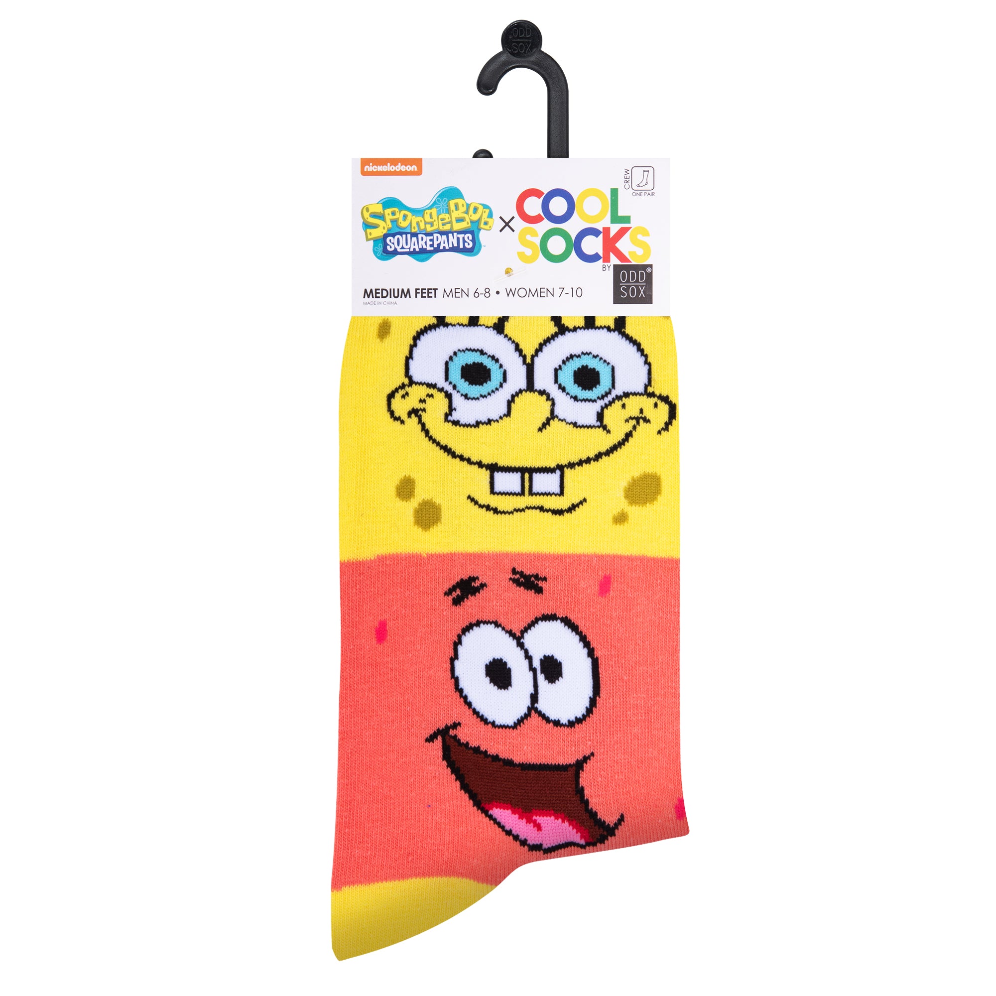SpongeBob & Patrick Smiley Women's Crew Socks