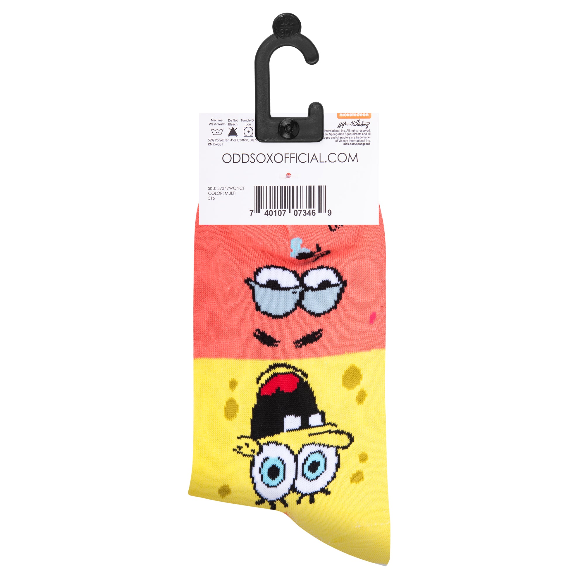 SpongeBob & Patrick Smiley Women's Crew Socks