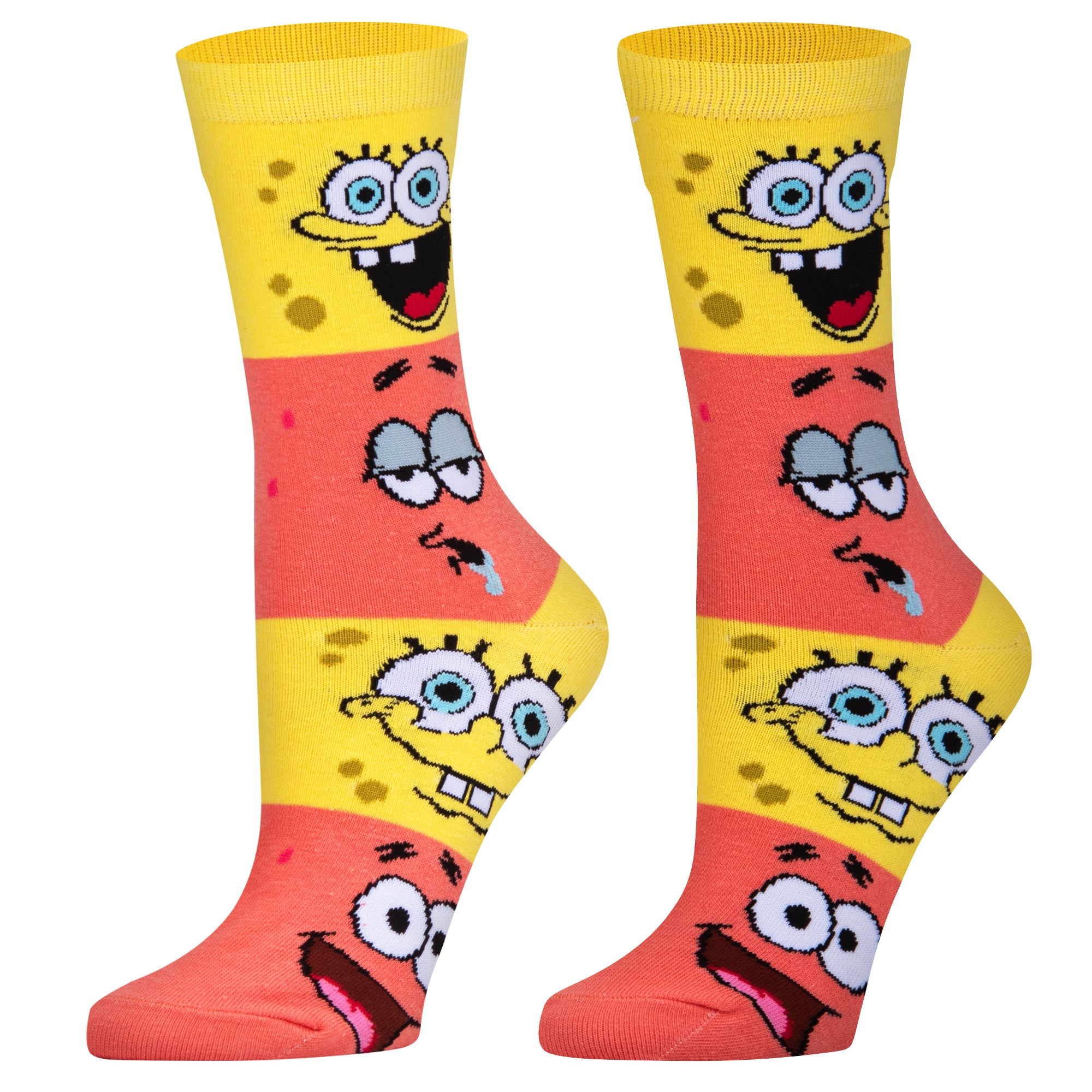 SpongeBob & Patrick Smiley Women's Crew Socks