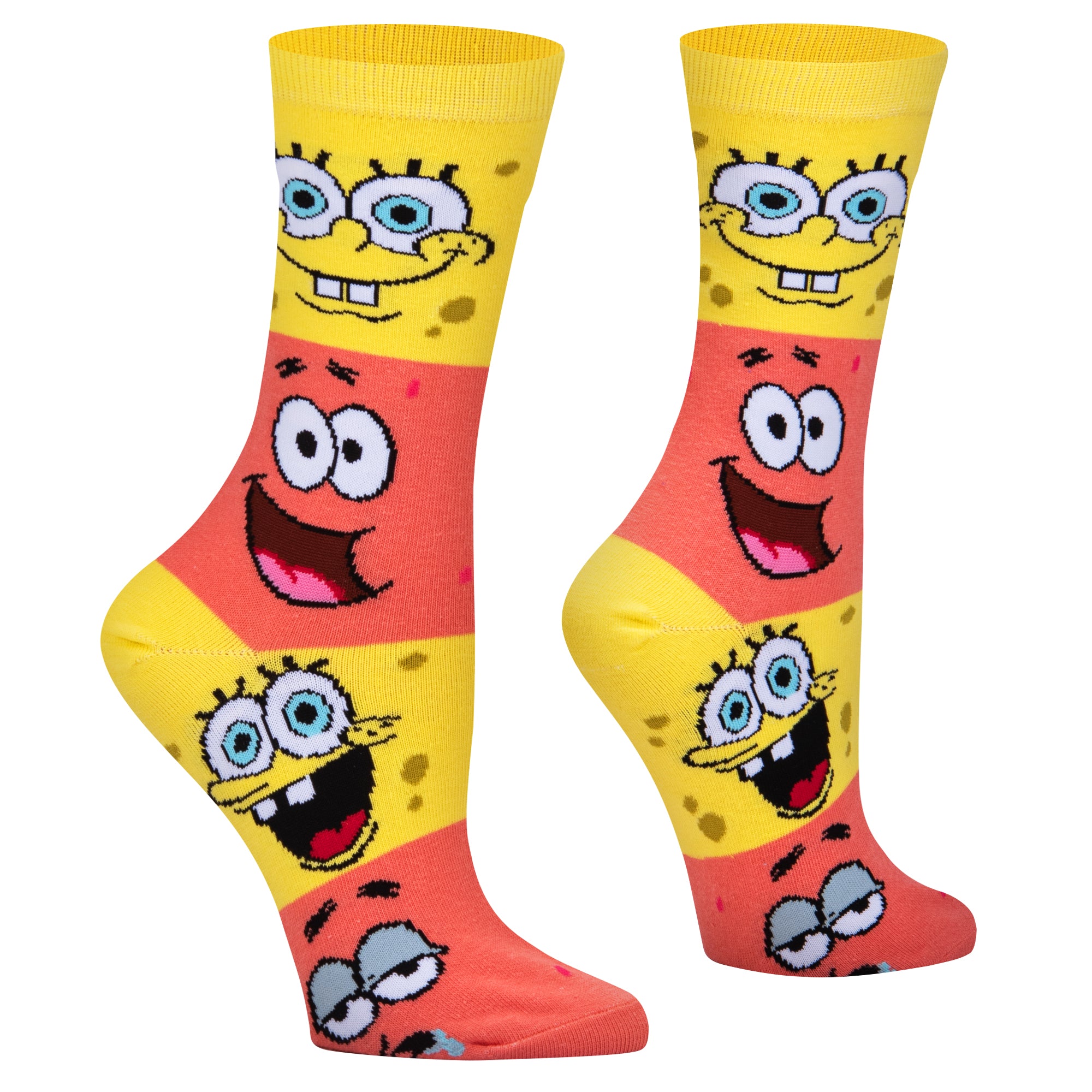 SpongeBob & Patrick Smiley Women's Crew Socks