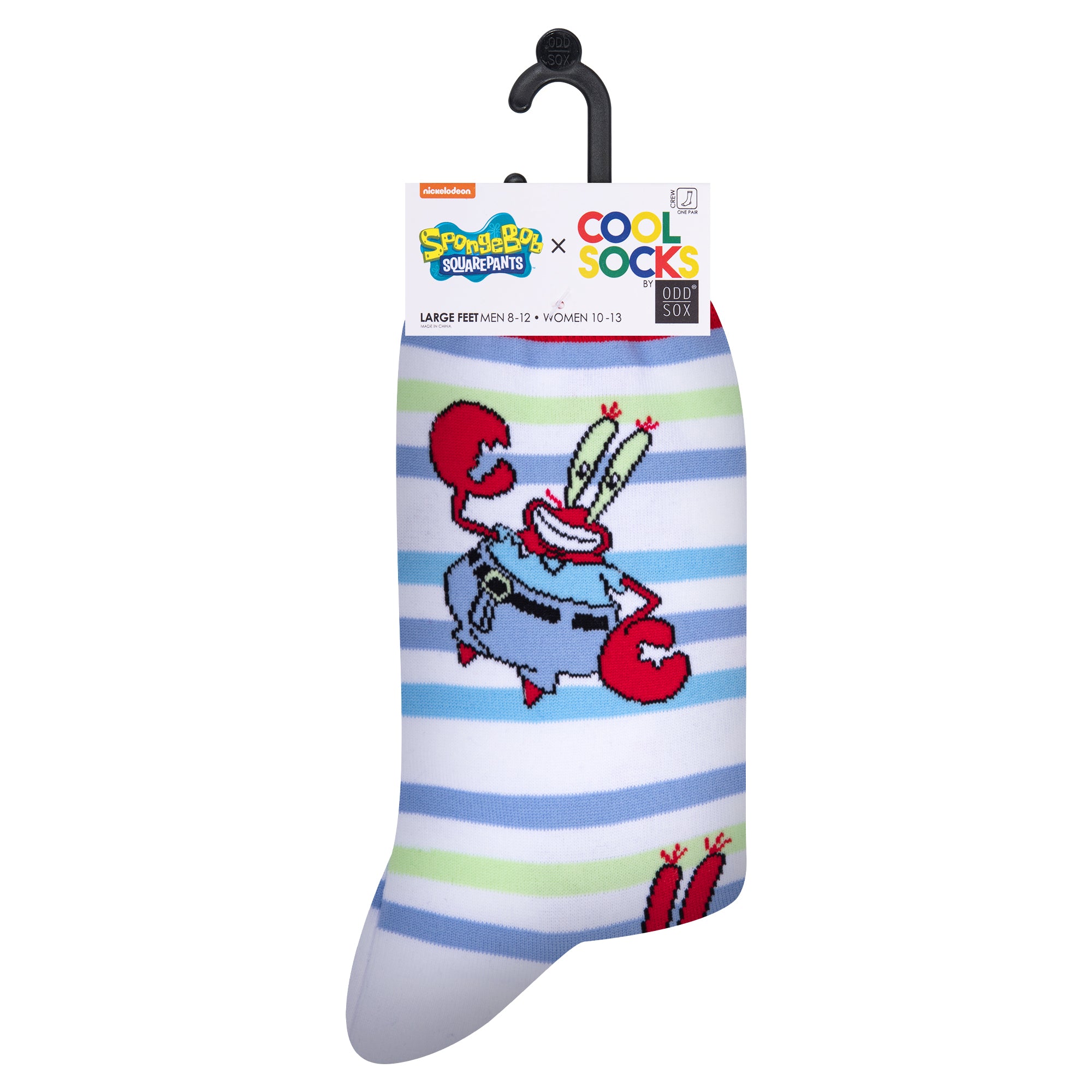 Mr Krab Stripes Men's Crew Socks