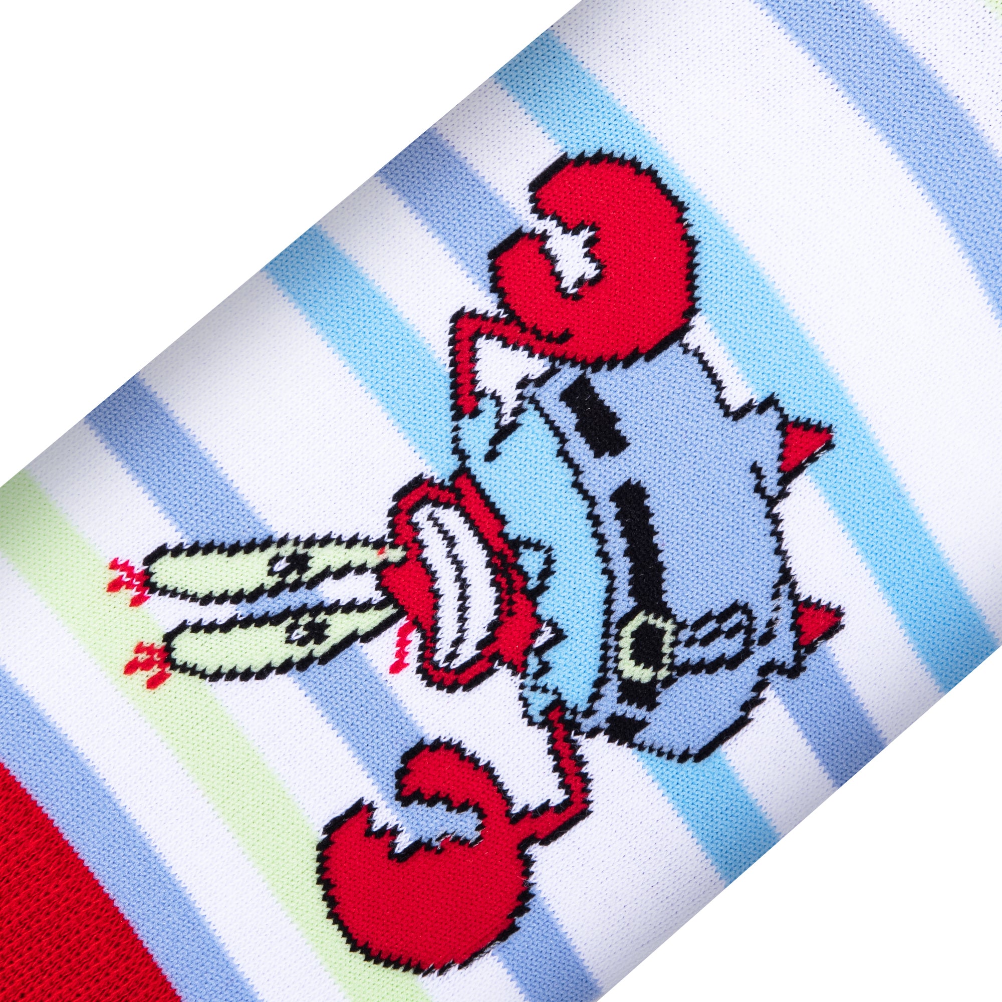Mr Krab Stripes Men's Crew Socks