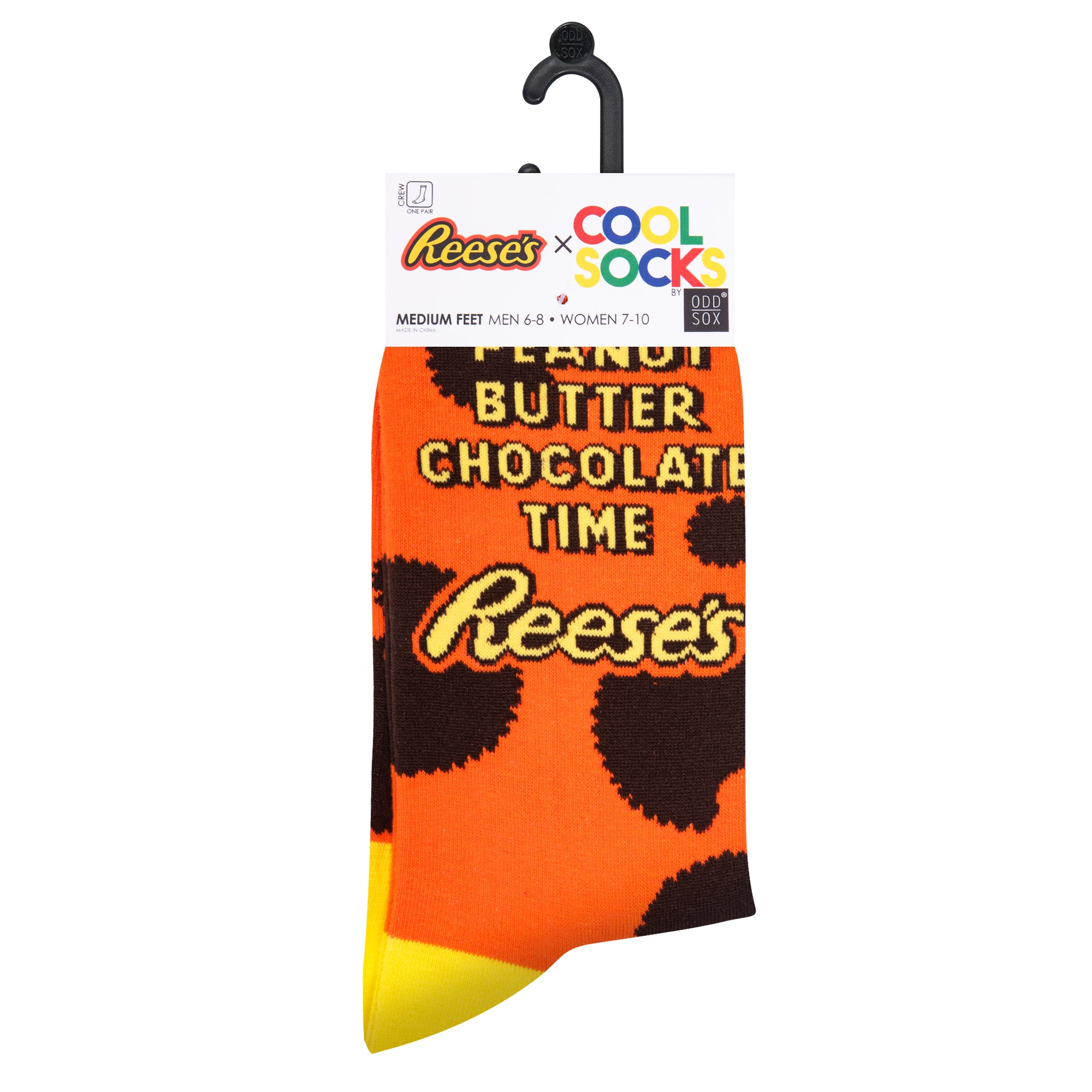 Peanut Reese's Butter Chocolate Time Women's Crew Socks
