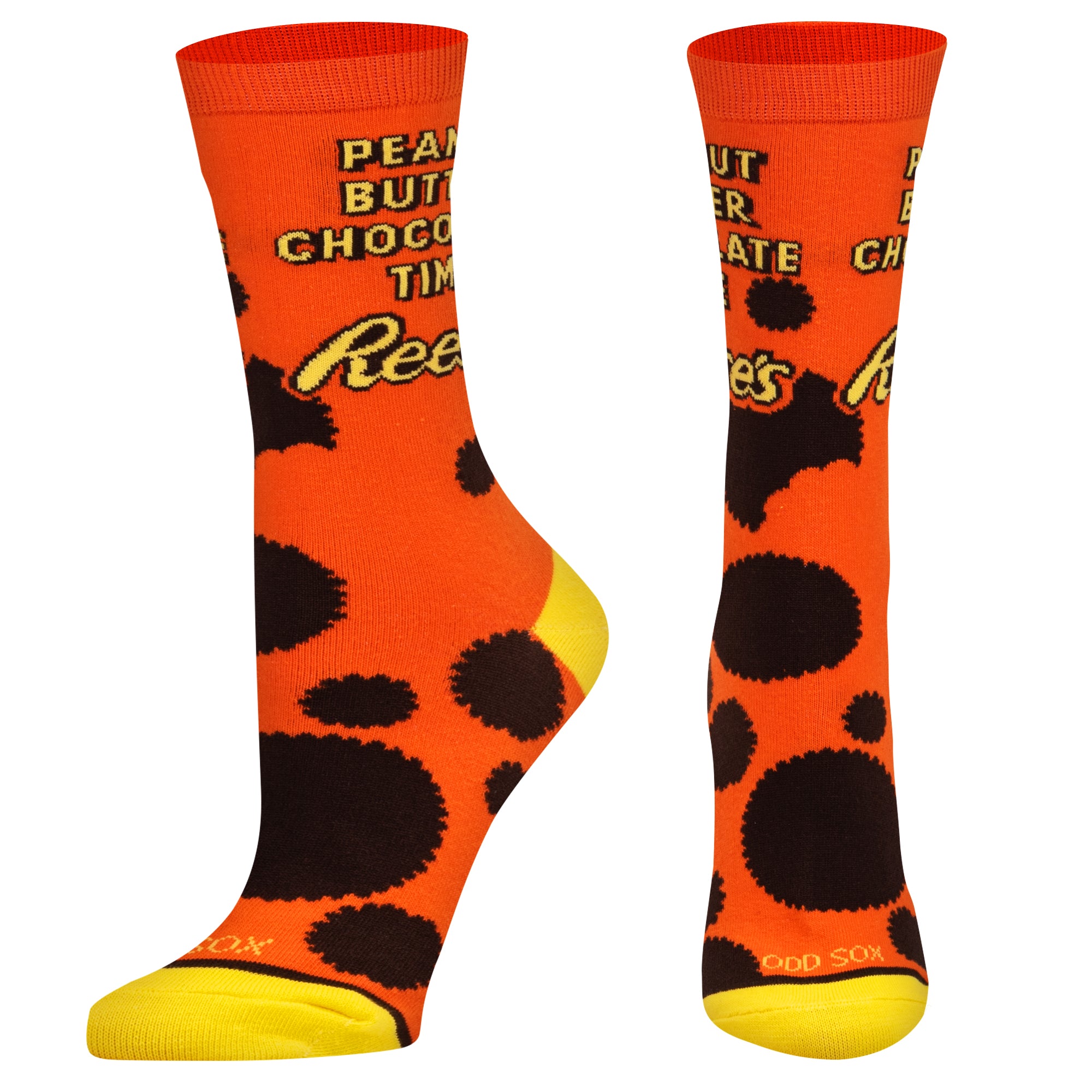 Peanut Reese's Butter Chocolate Time Women's Crew Socks