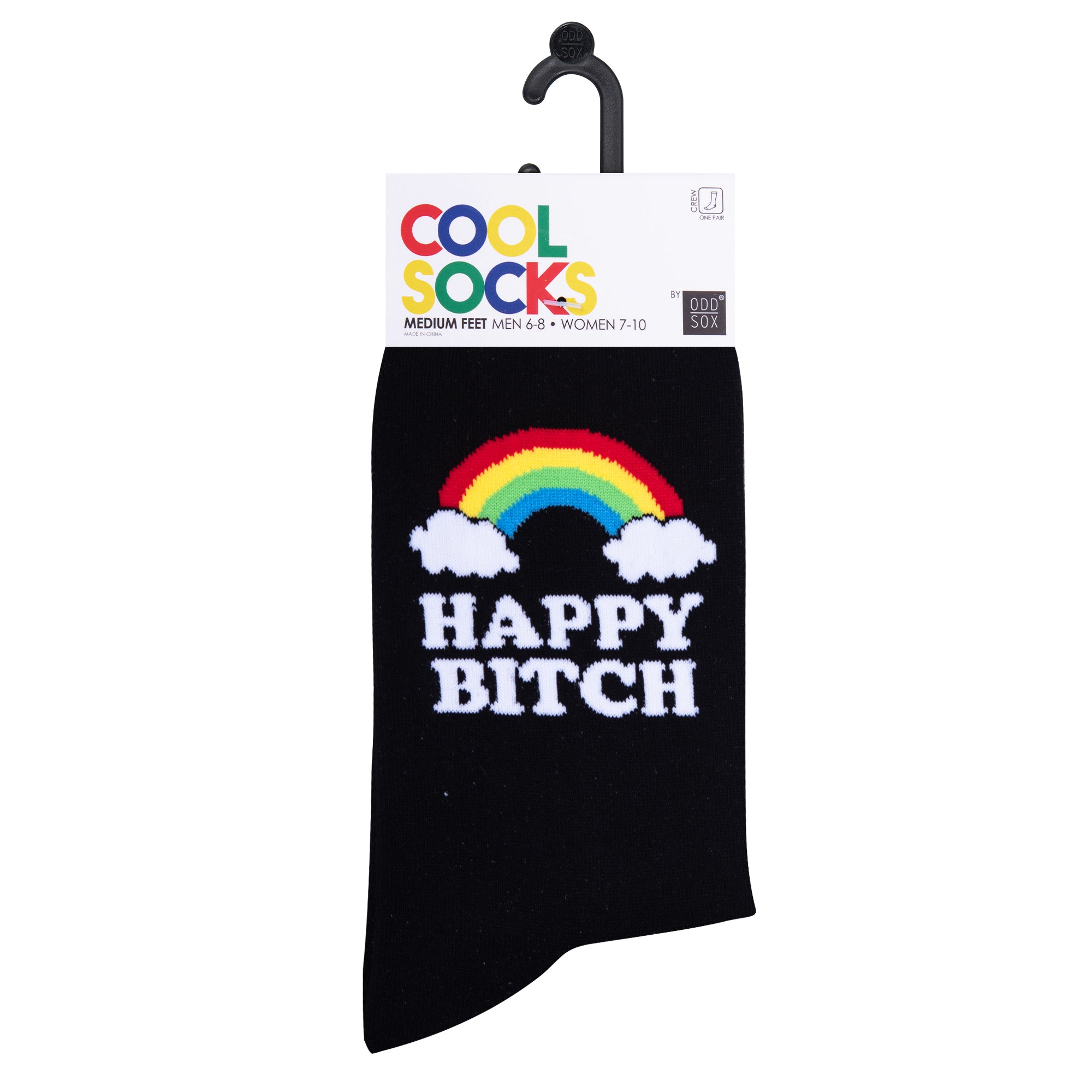 Happy Bitch Women's Crew Socks