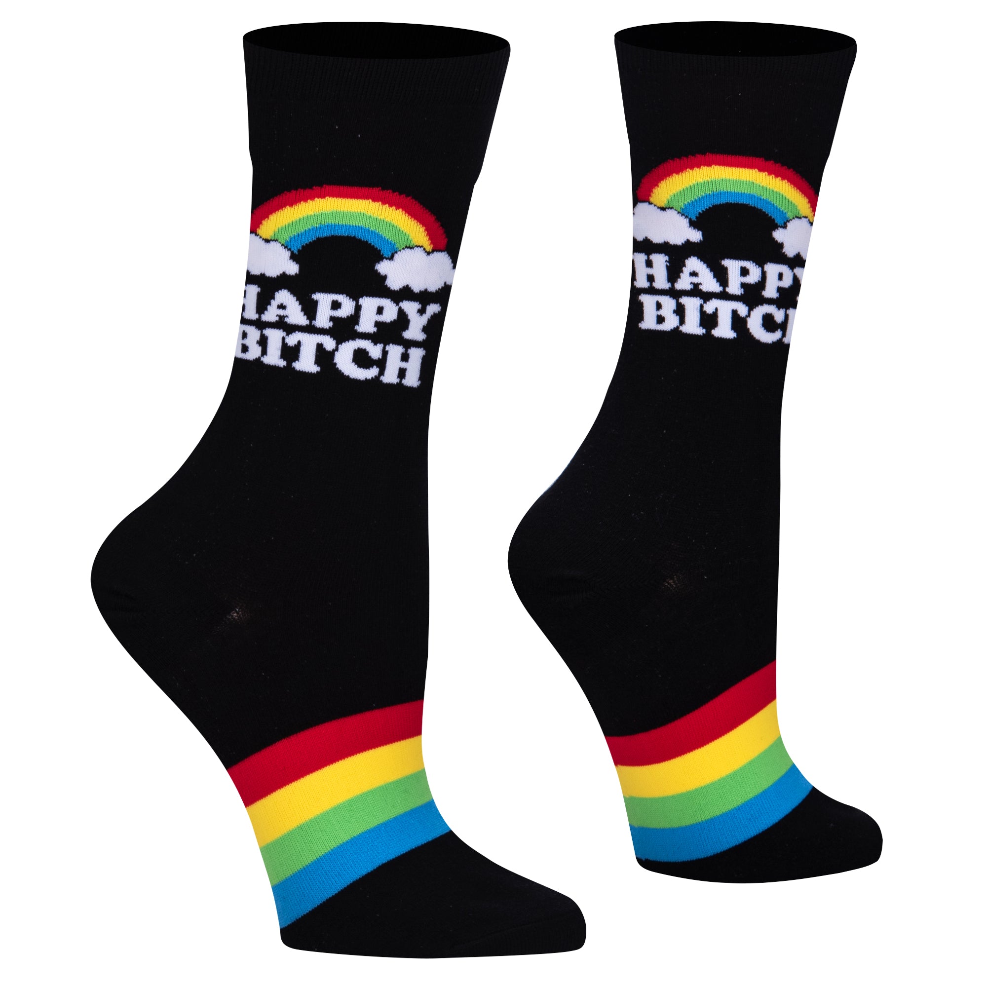 Happy Bitch Women's Crew Socks