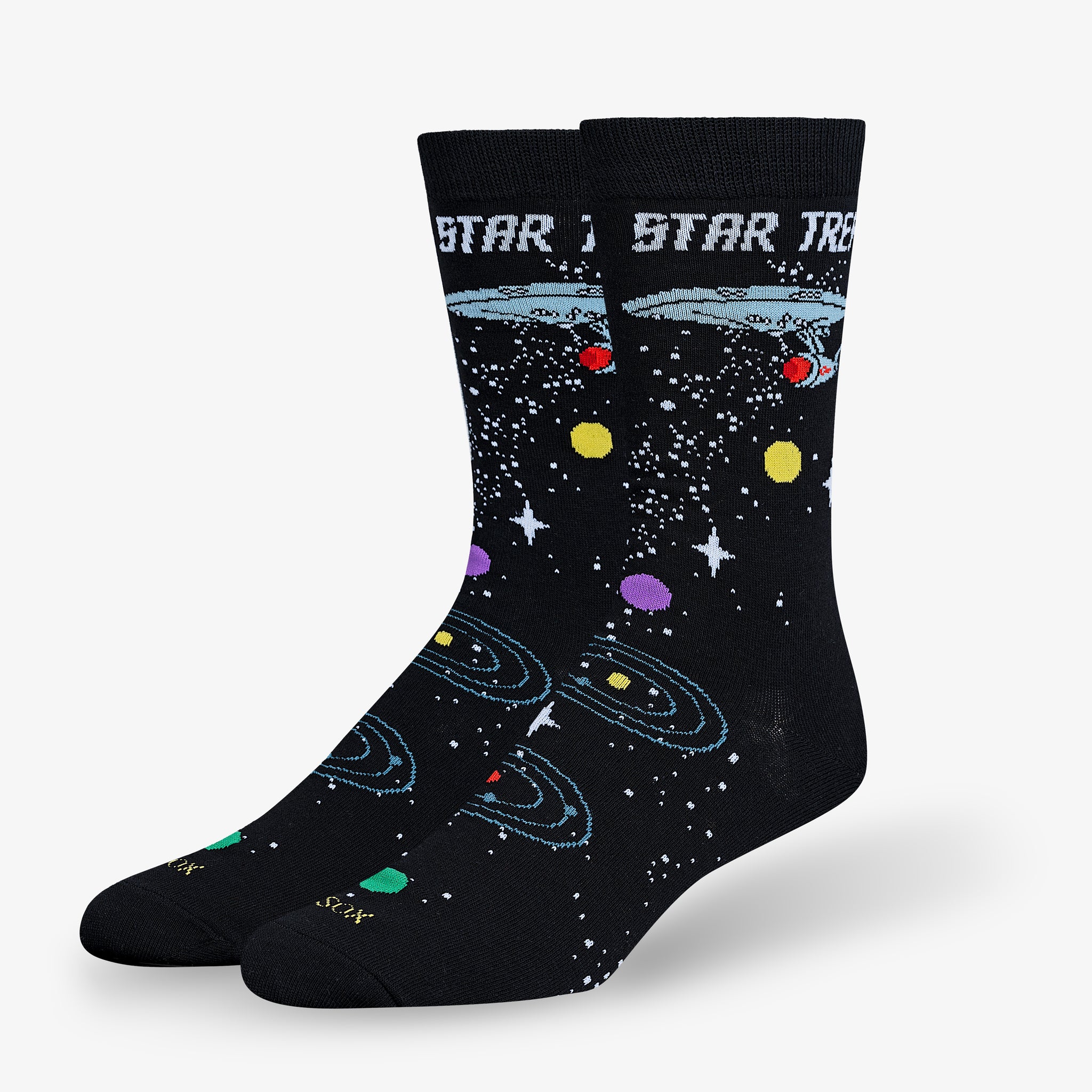 Star Trek Space Travel Men's Crew Socks