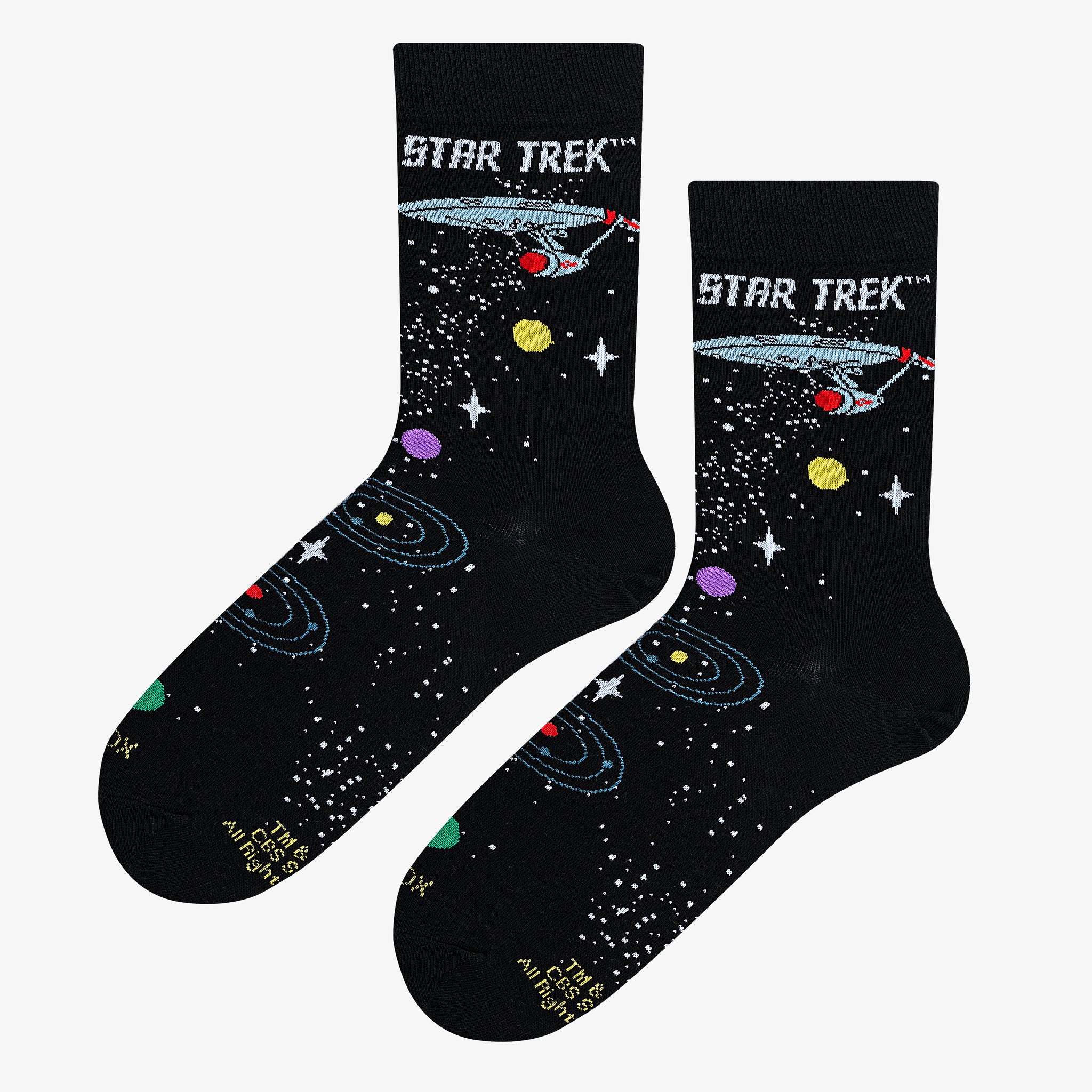Star Trek Space Travel Men's Crew Socks
