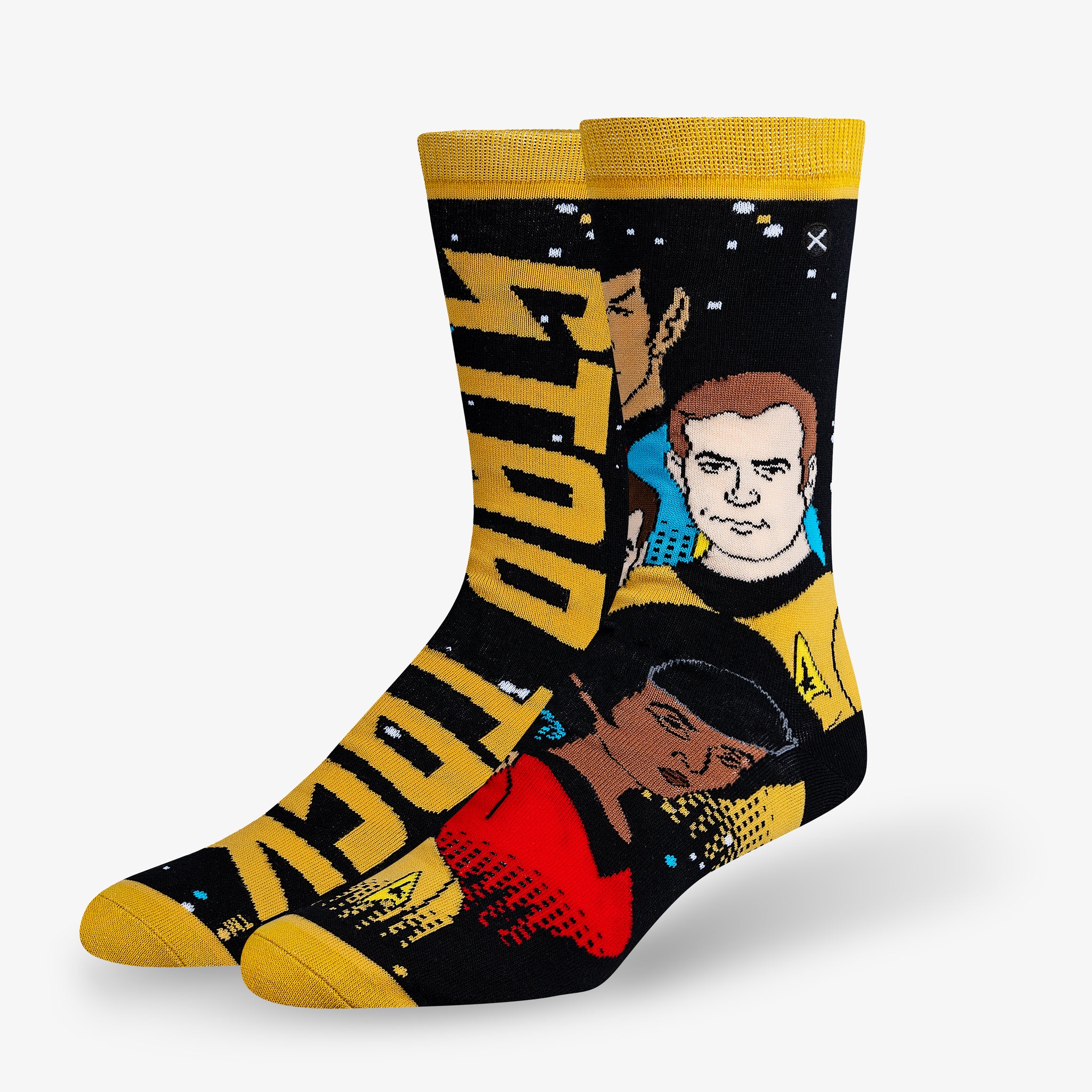 Star Trek Split Men's Crew Socks