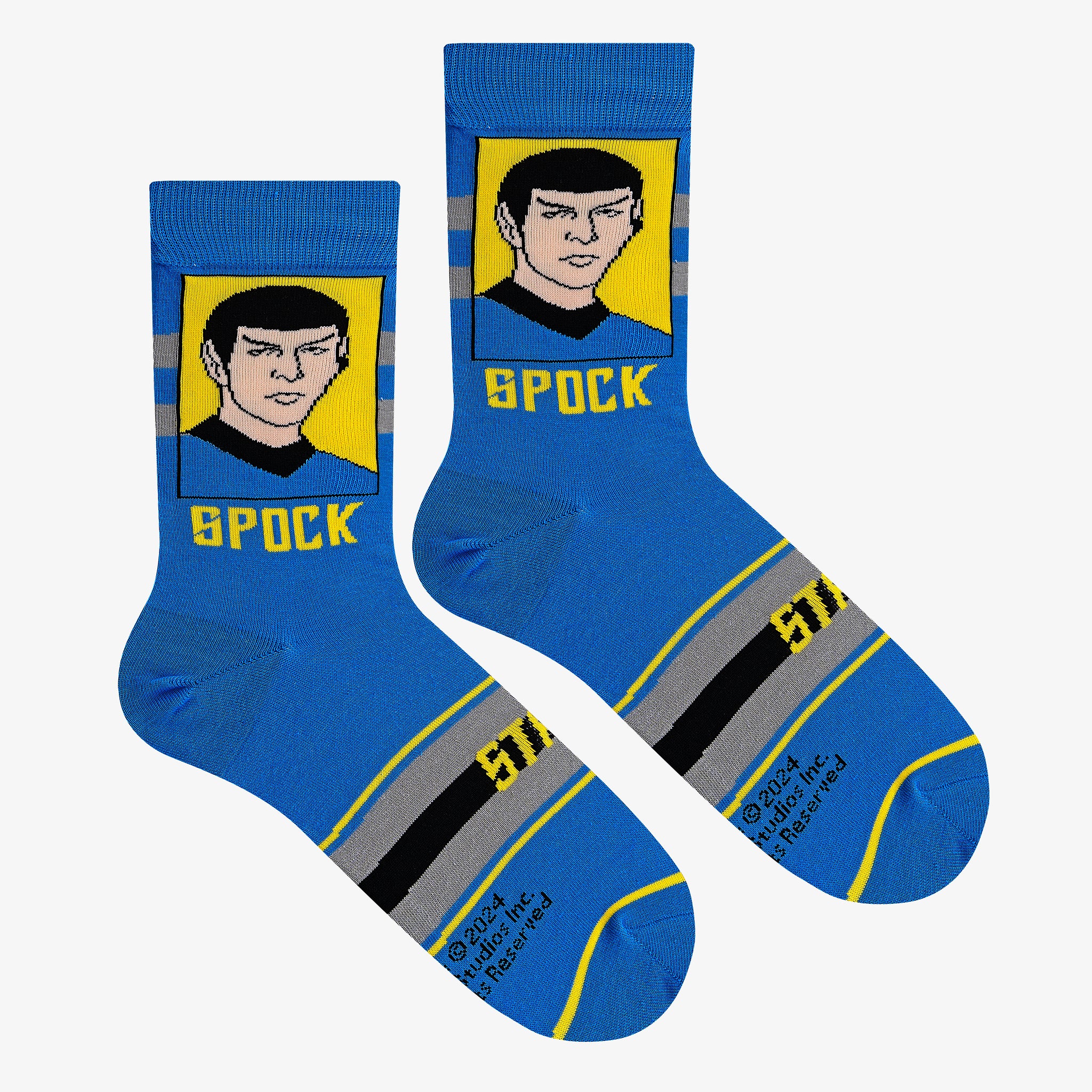 Spock Portrait Men's Crew Socks
