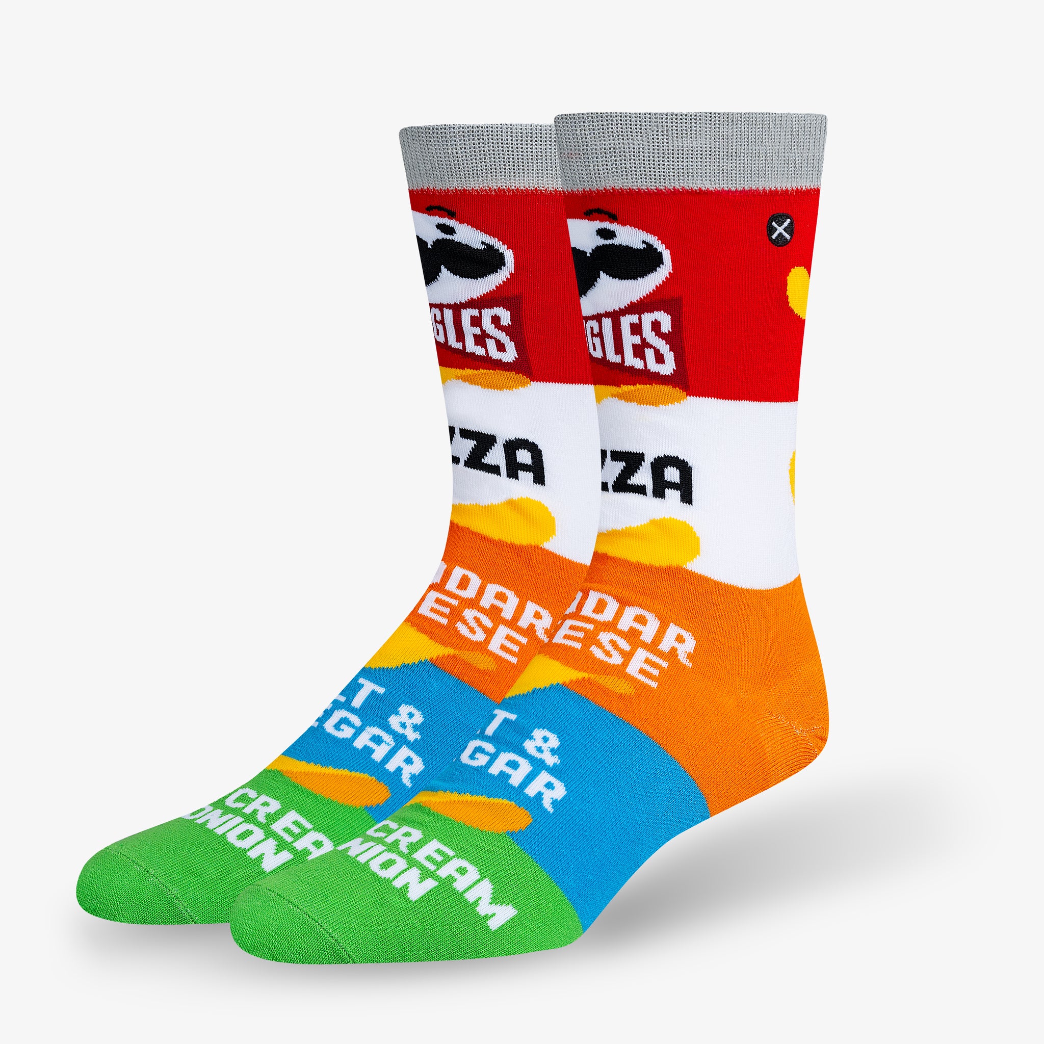 Pringles Flavors Mash-Up Men's Crew Socks