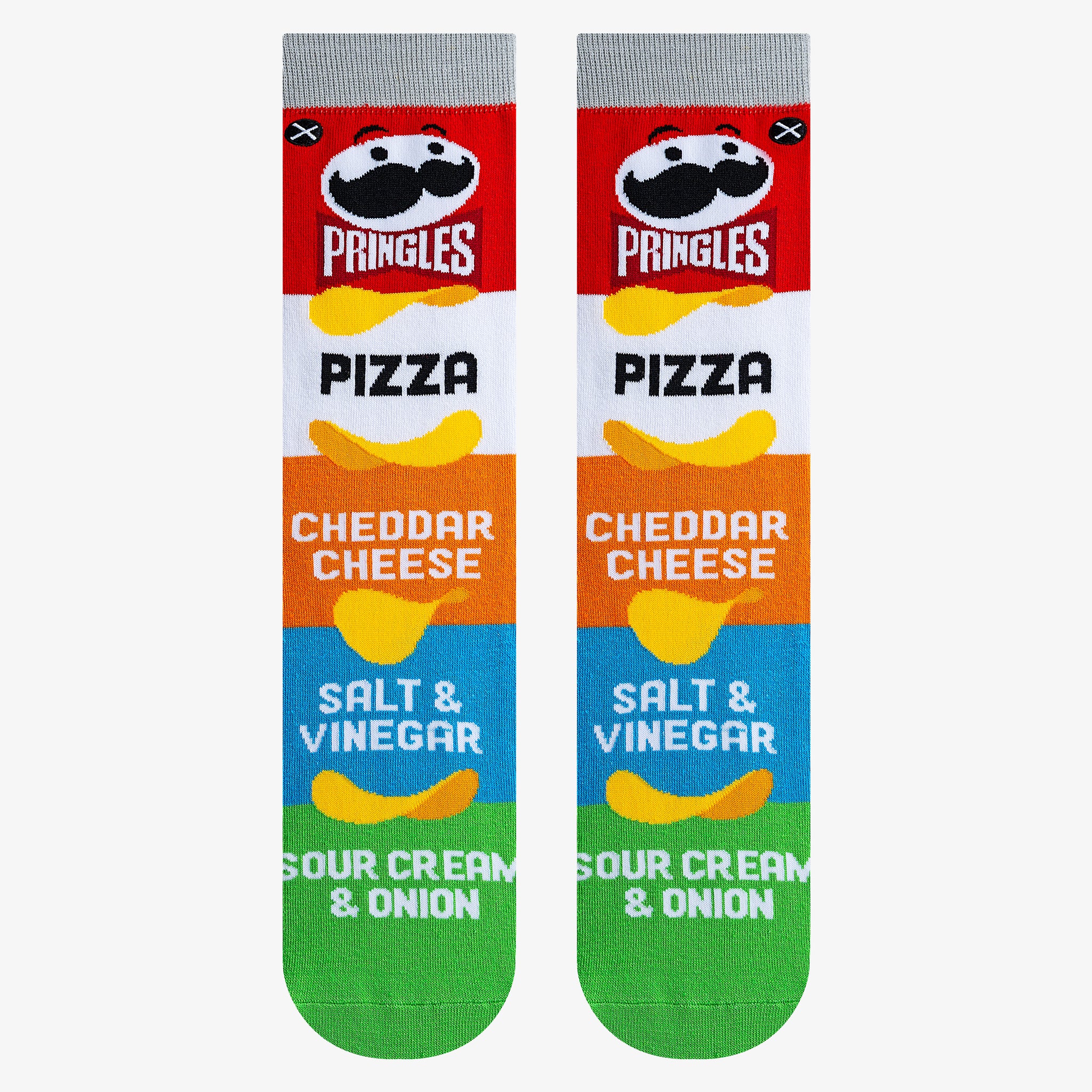 Pringles Flavors Mash-Up Men's Crew Socks