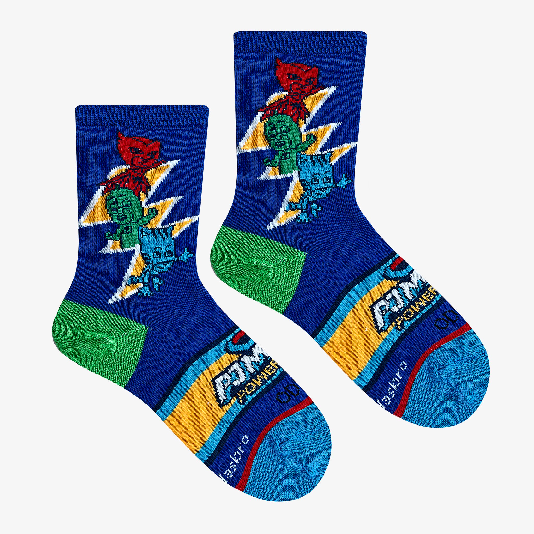 PJ Masks Bolt Big Kids Crew Socks