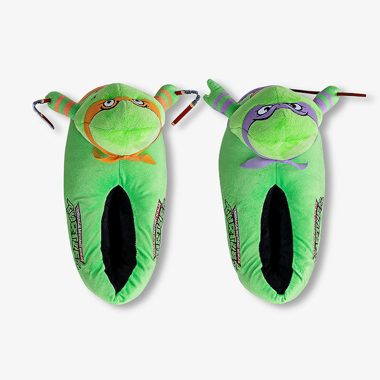 TMNT Mikey & Donnie 3D Slippers