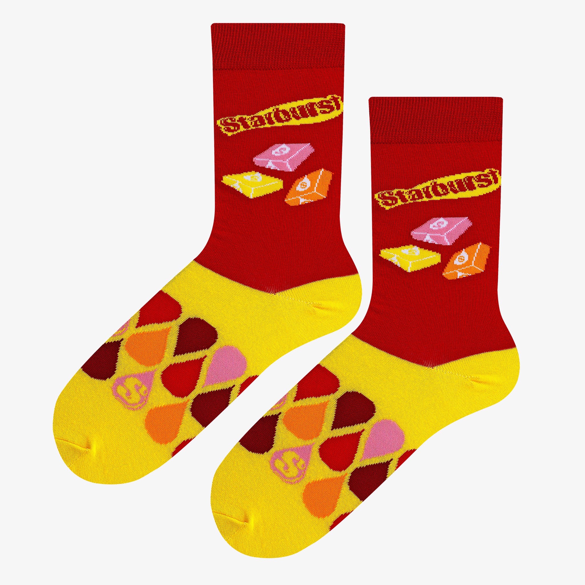 Starburst Juicy Red Men's Crew Socks