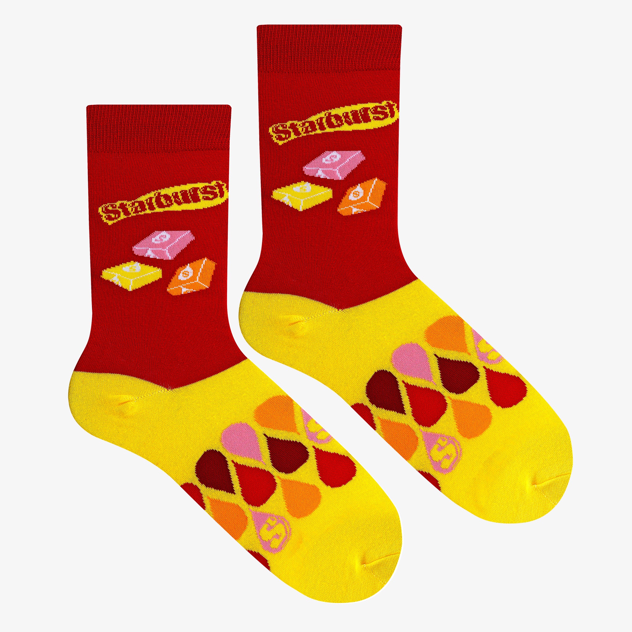 Starburst Juicy Red Men's Crew Socks