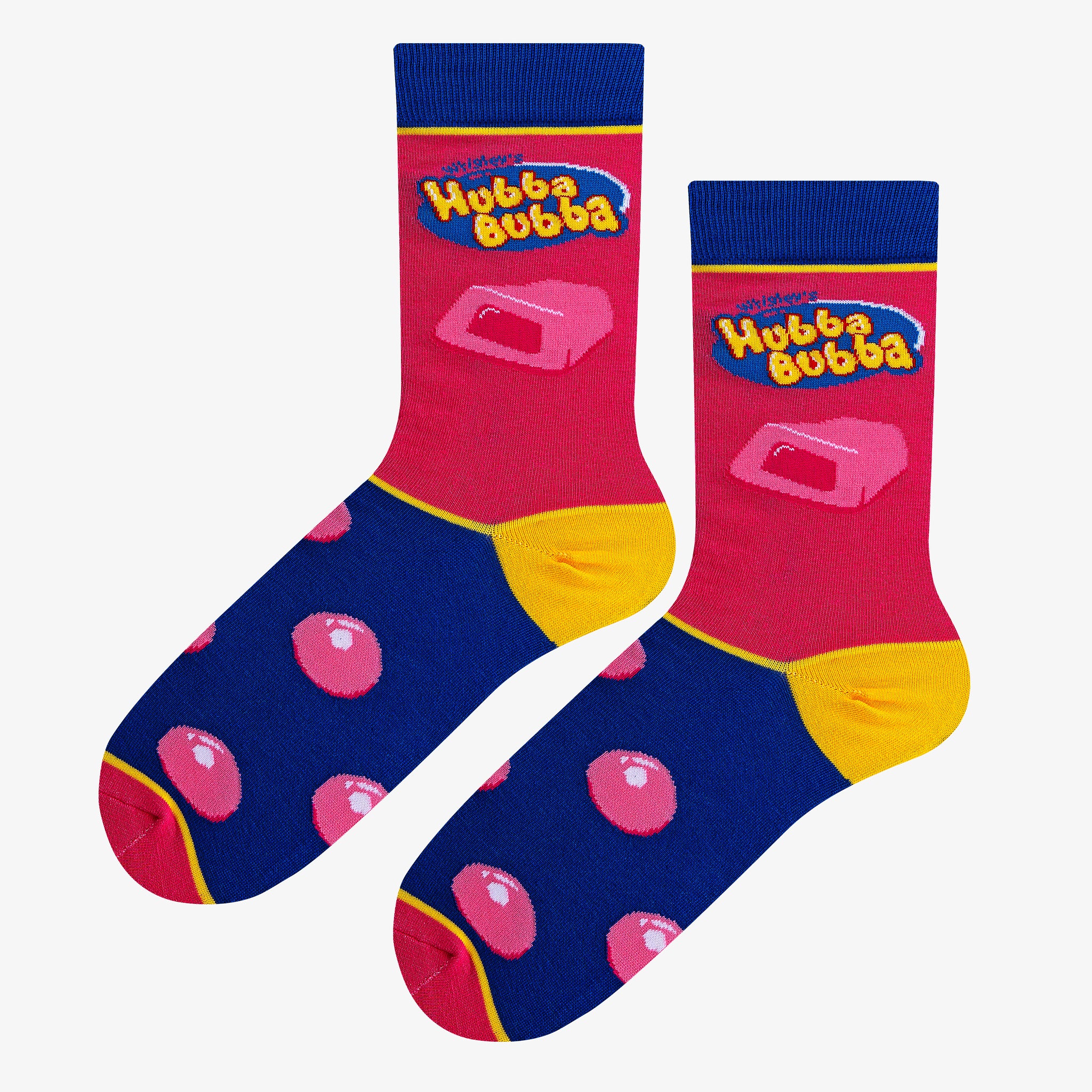 Hubba Bubba Pink Men's Crew Socks