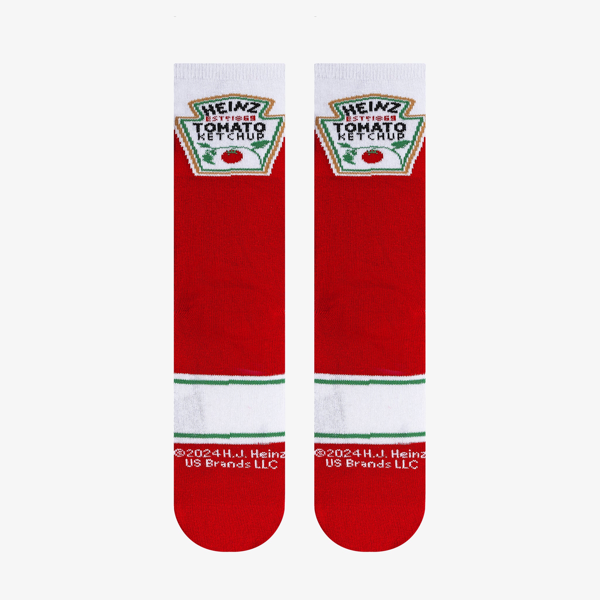 Heinz Ketchup Big Kids Crew Socks