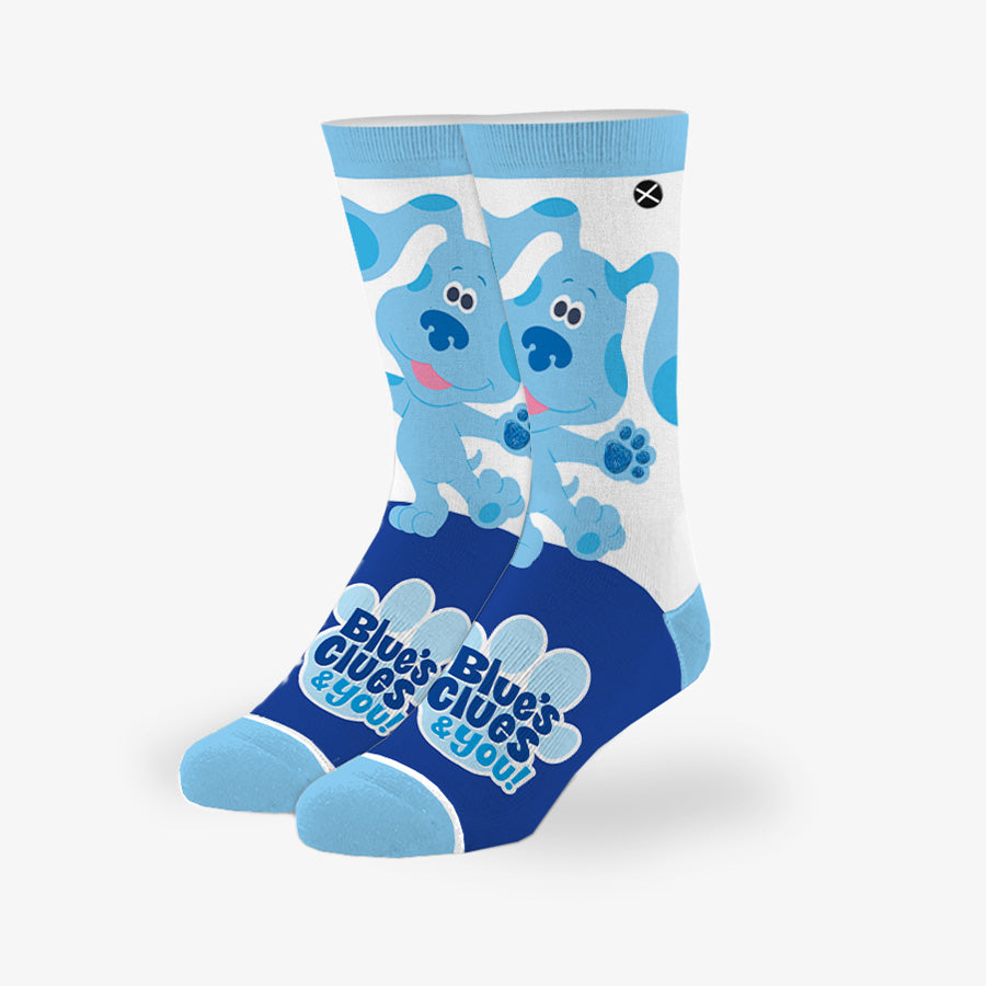Blue's Clues Paws Big Kids Crew Socks
