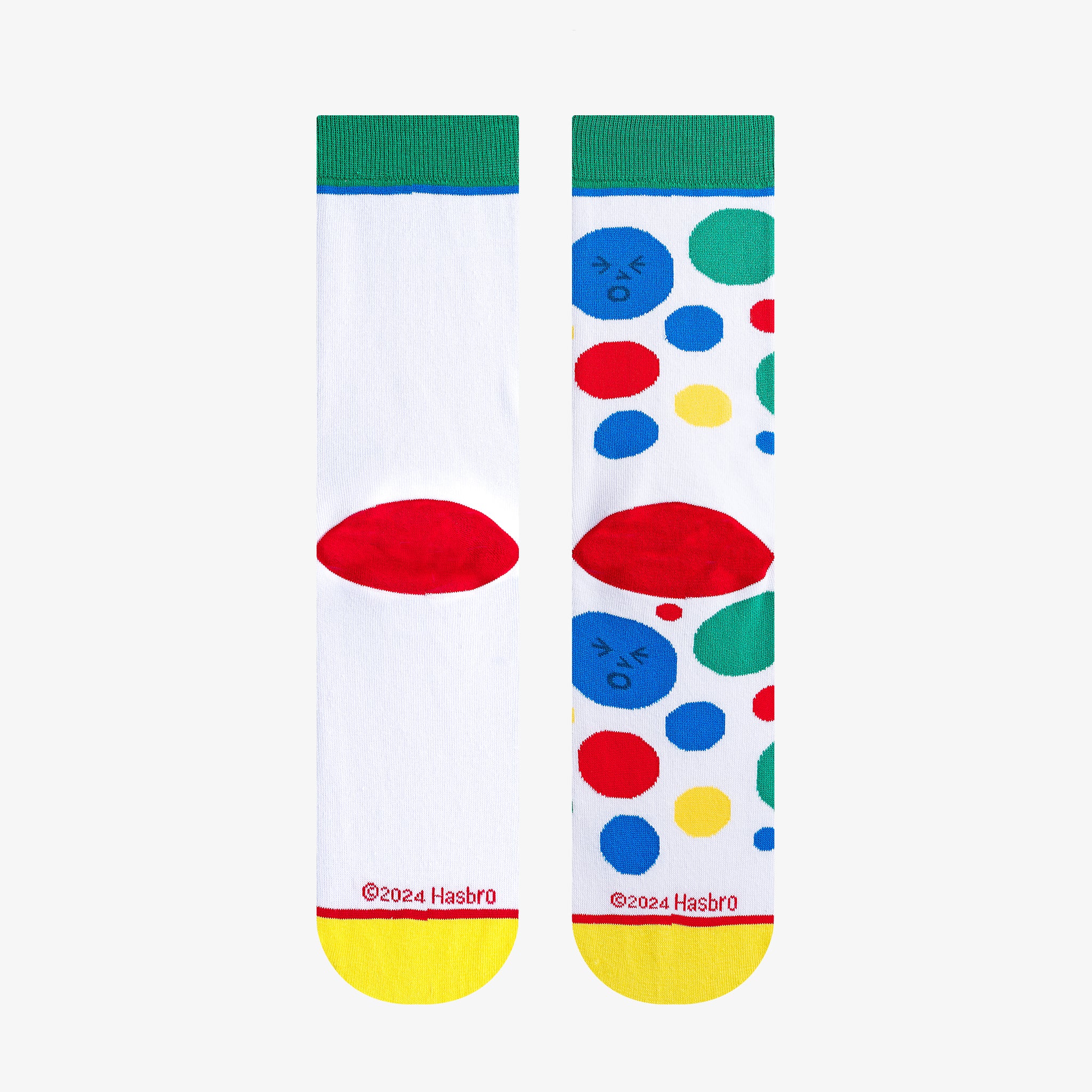 Twister Split Big Kids Crew Socks