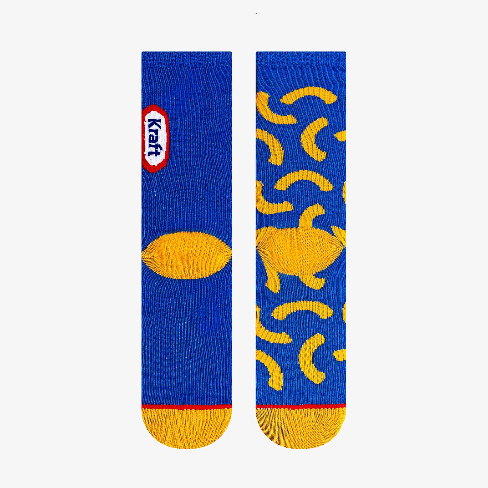Kraft Mac & Cheese Split Big Kids Crew Socks