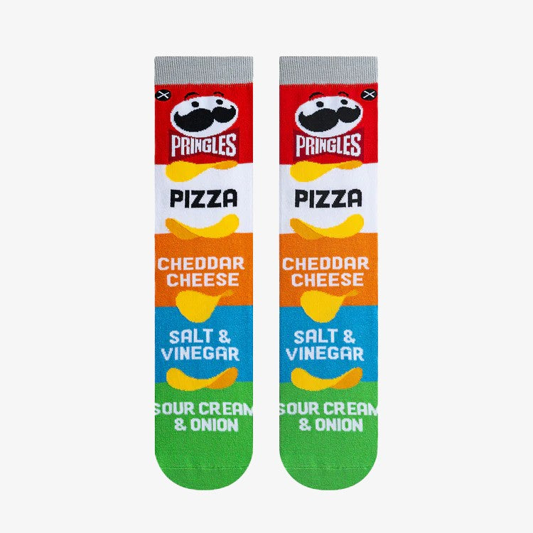 Pringles Flavors Mash-Up Big Kids Crew Socks