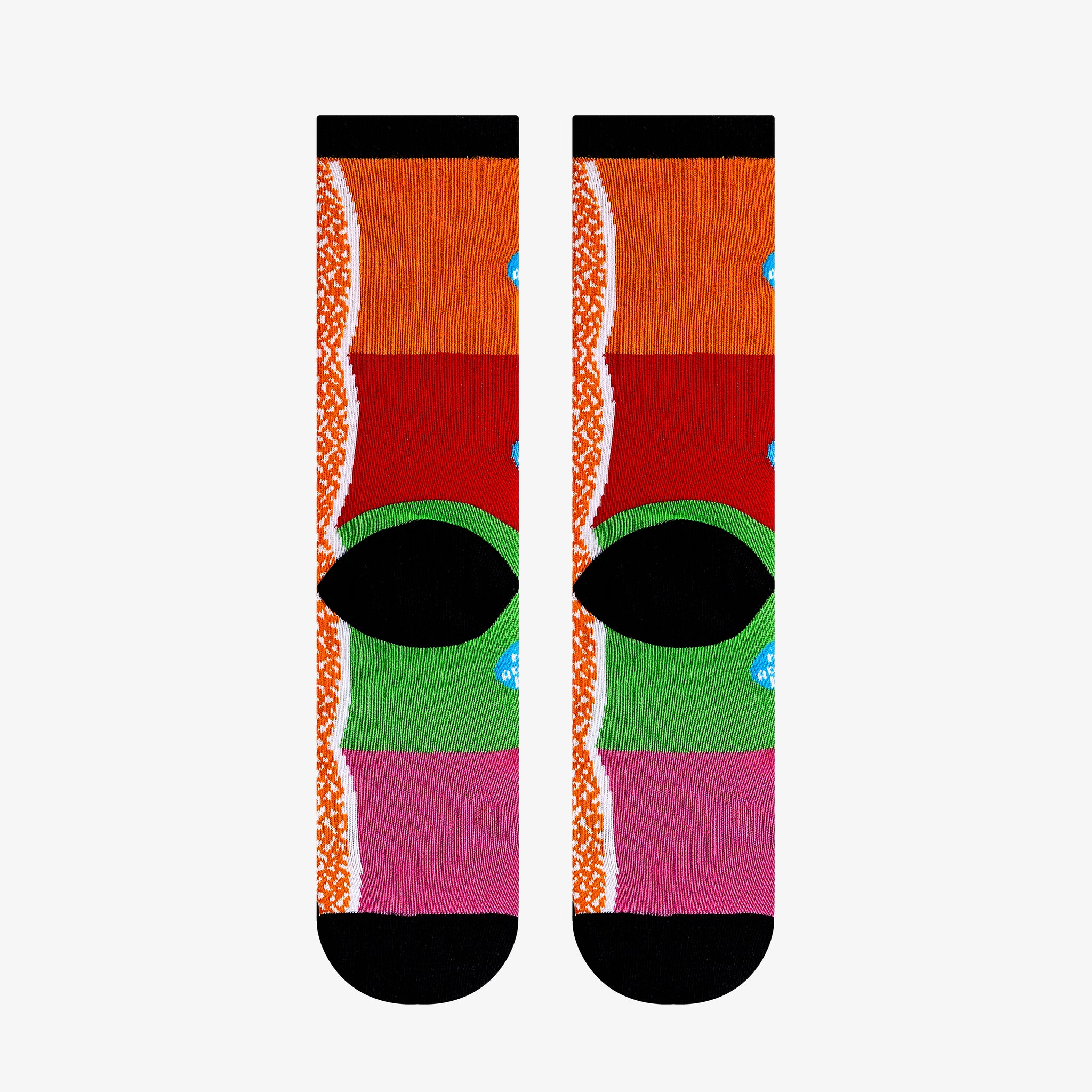 Top Ramen Stack Big Kids Crew Socks