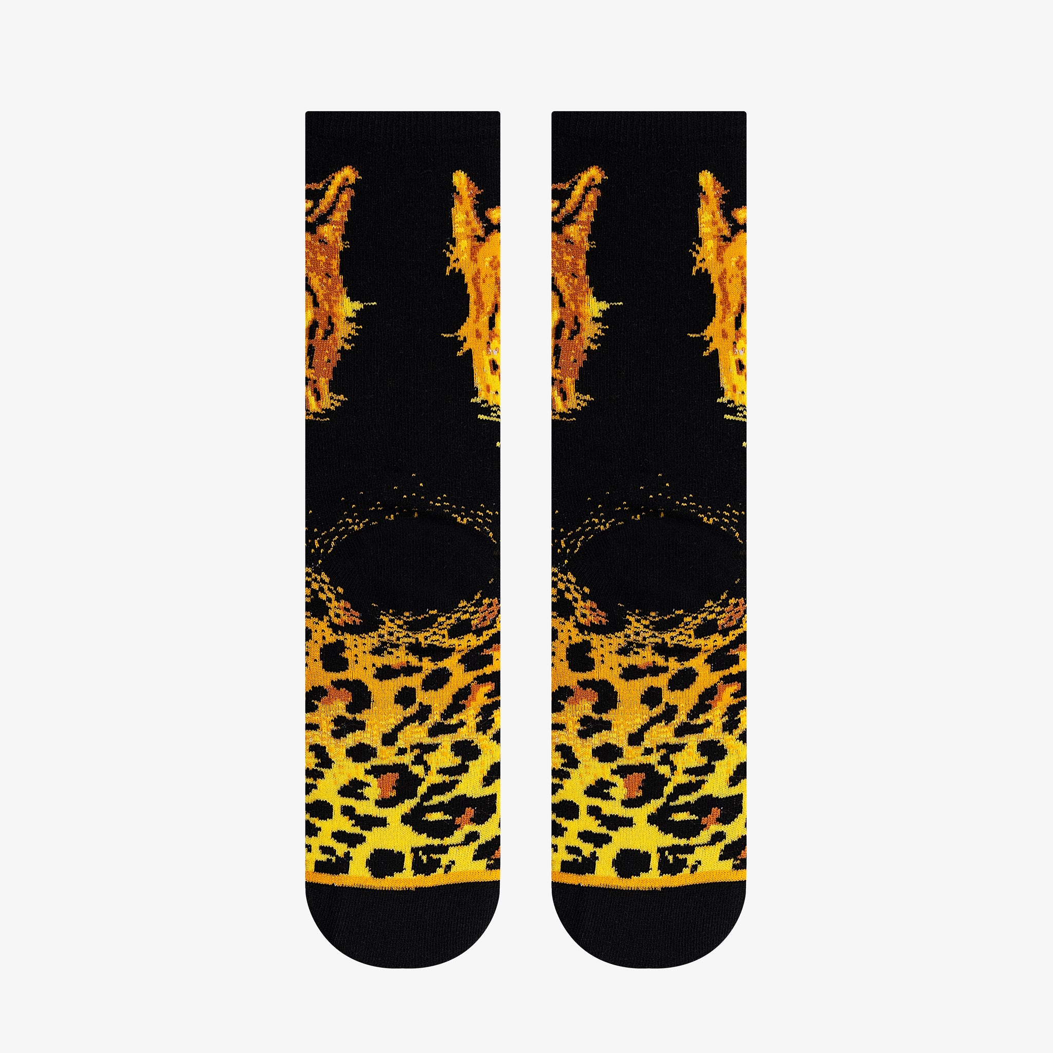 Cheetah Big Kids Crew Socks