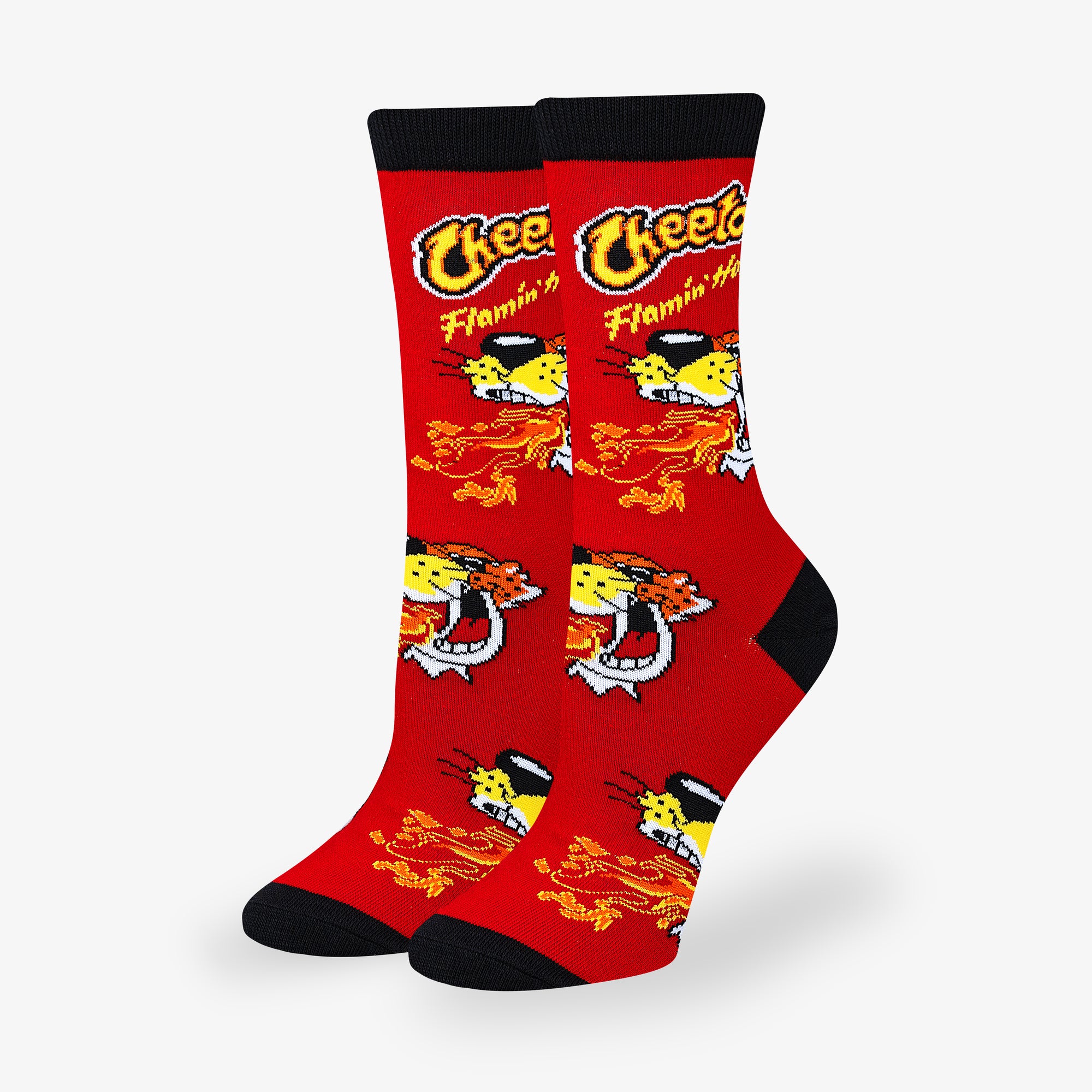 Cheetos Flamin' Hot Red Women's Crew Socks