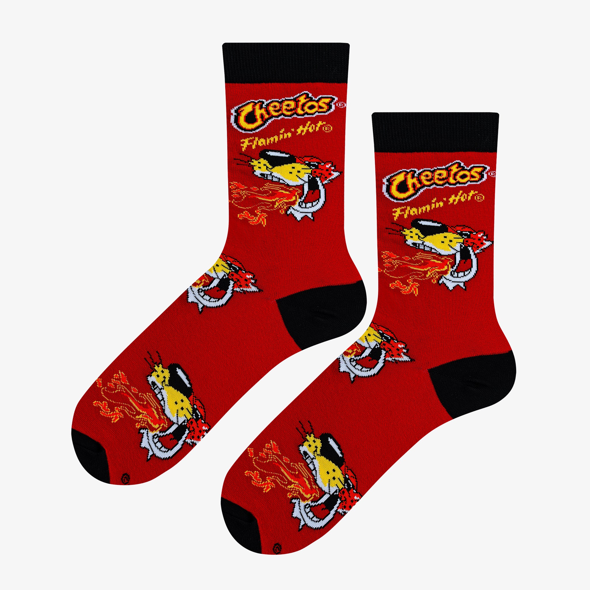 Cheetos Flamin' Hot Red Women's Crew Socks