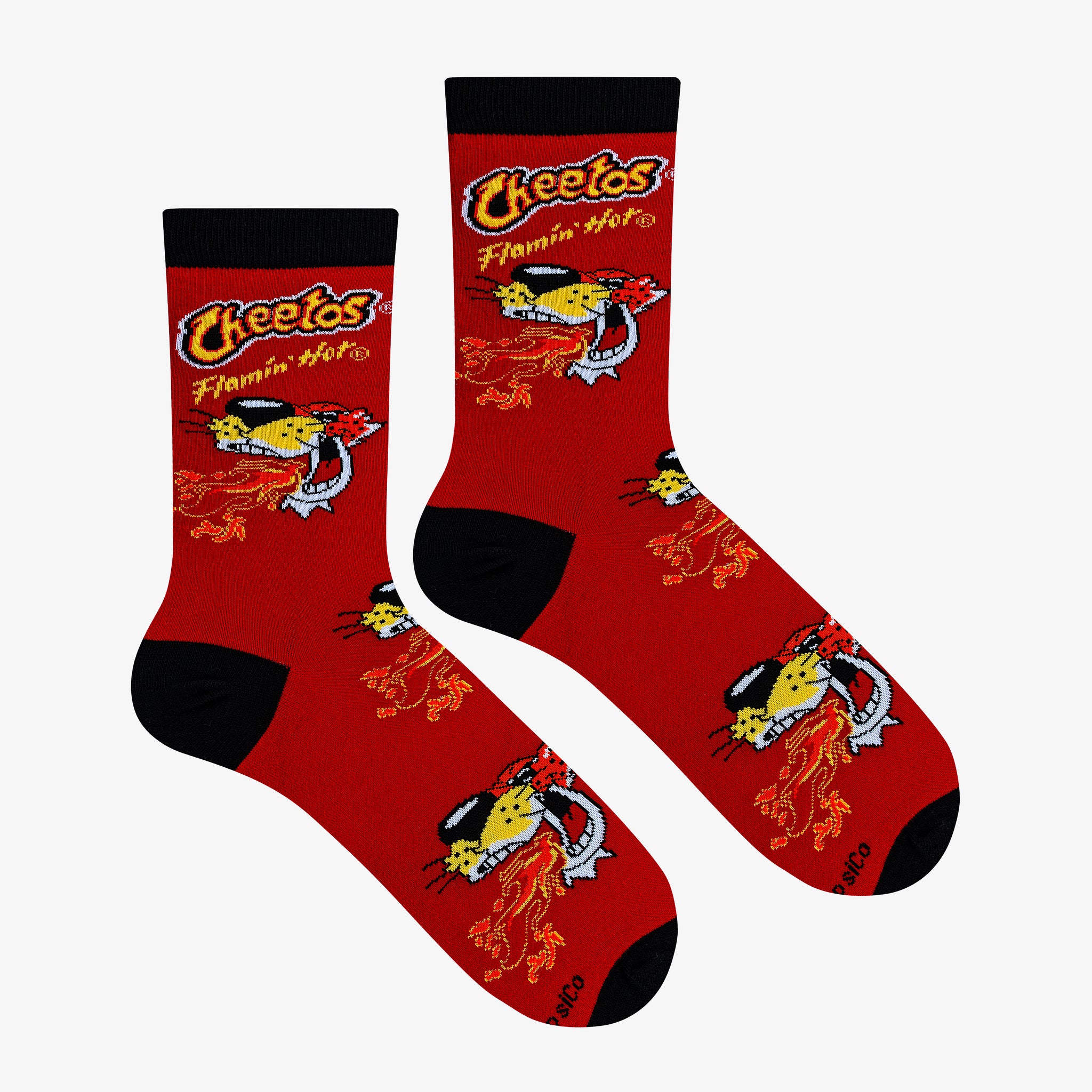 Cheetos Flamin' Hot Red Women's Crew Socks