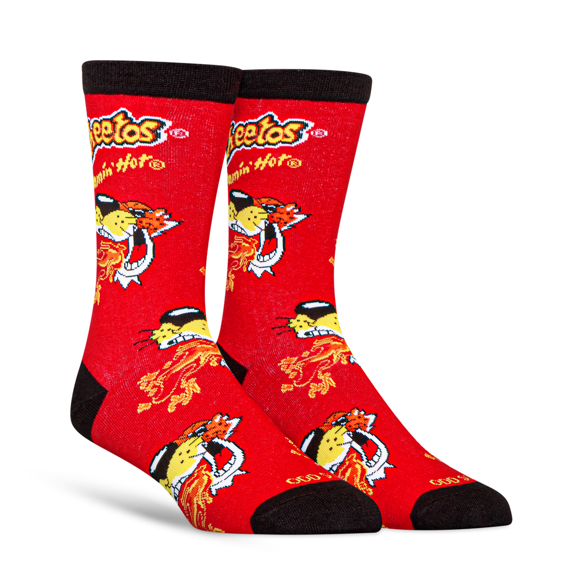Cheetos Flamin' Hot Red Women's Crew Socks