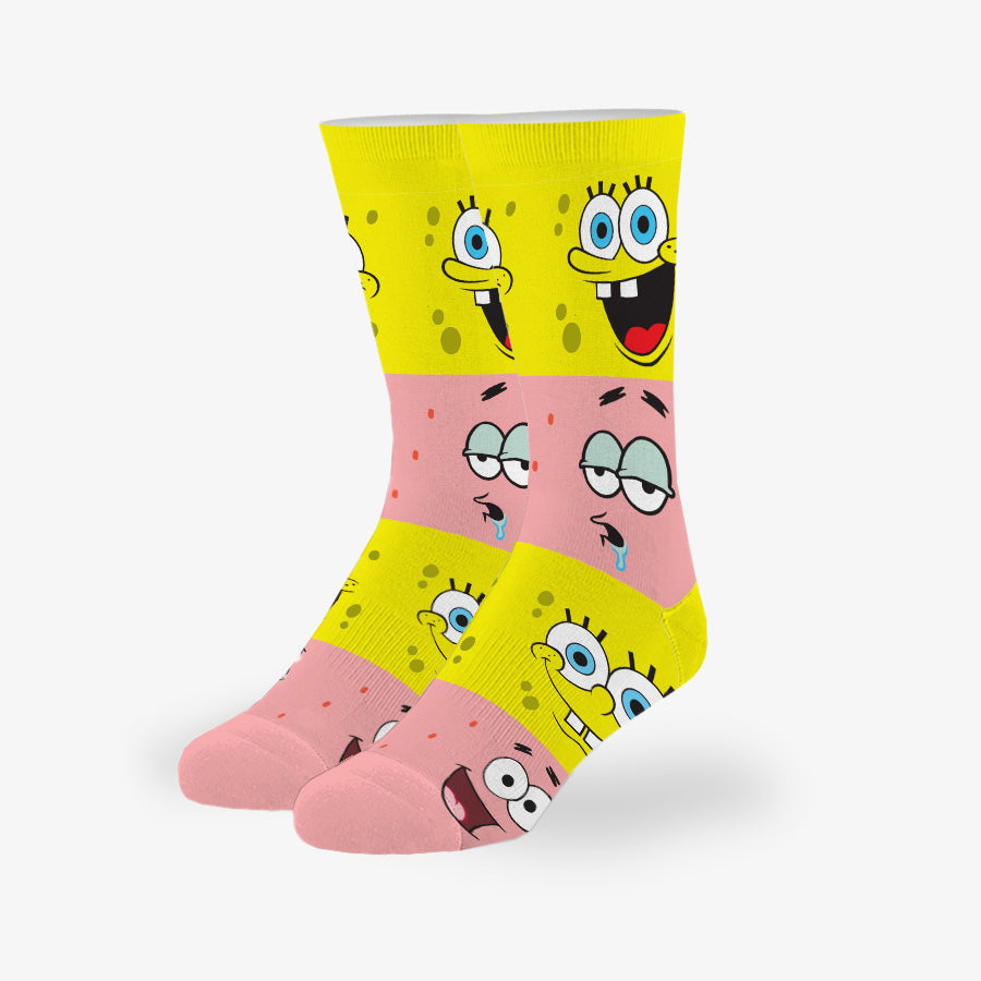 SpongeBob & Patrick Big Kids Crew Socks