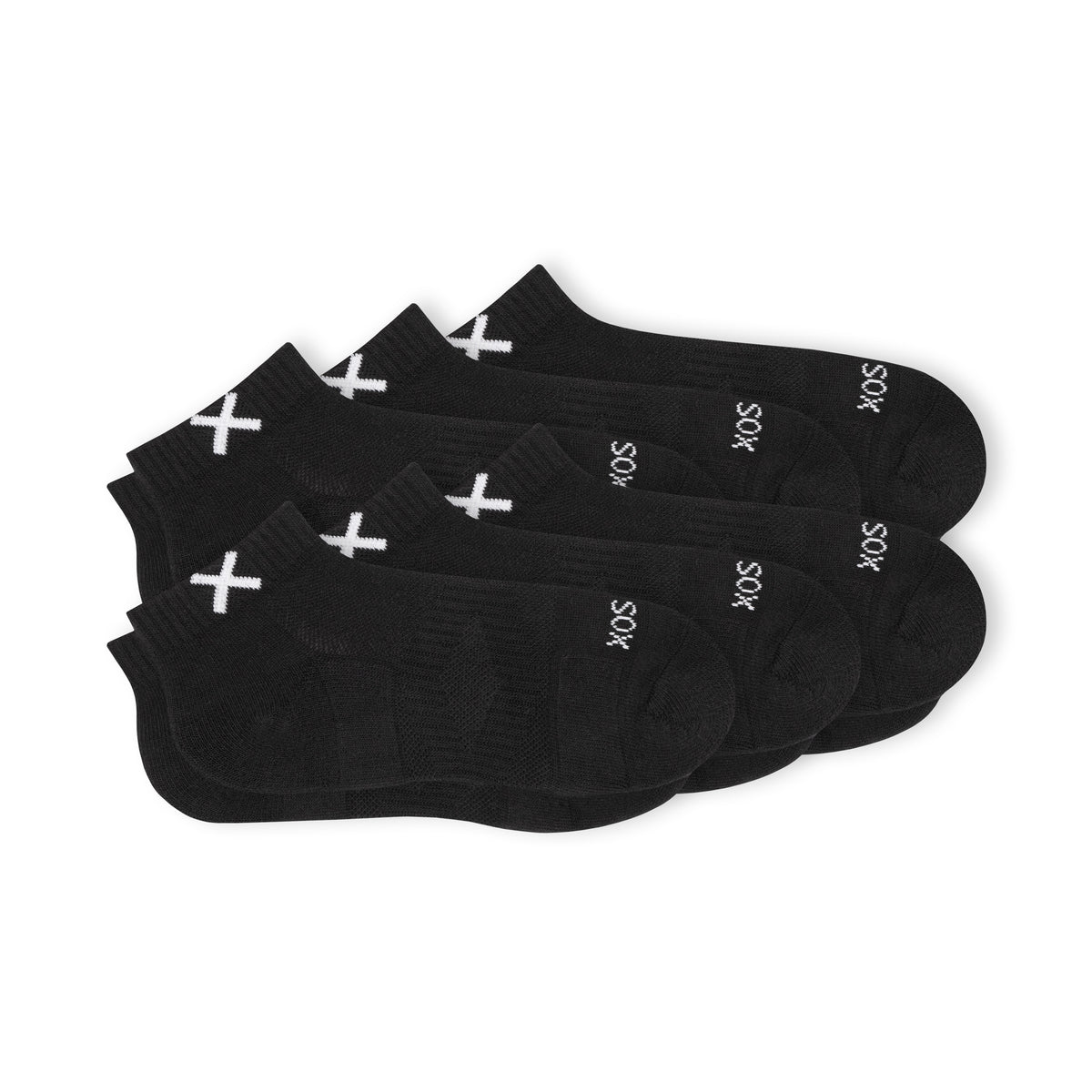 Basix Everyday Ankle Socks — 6-Pack