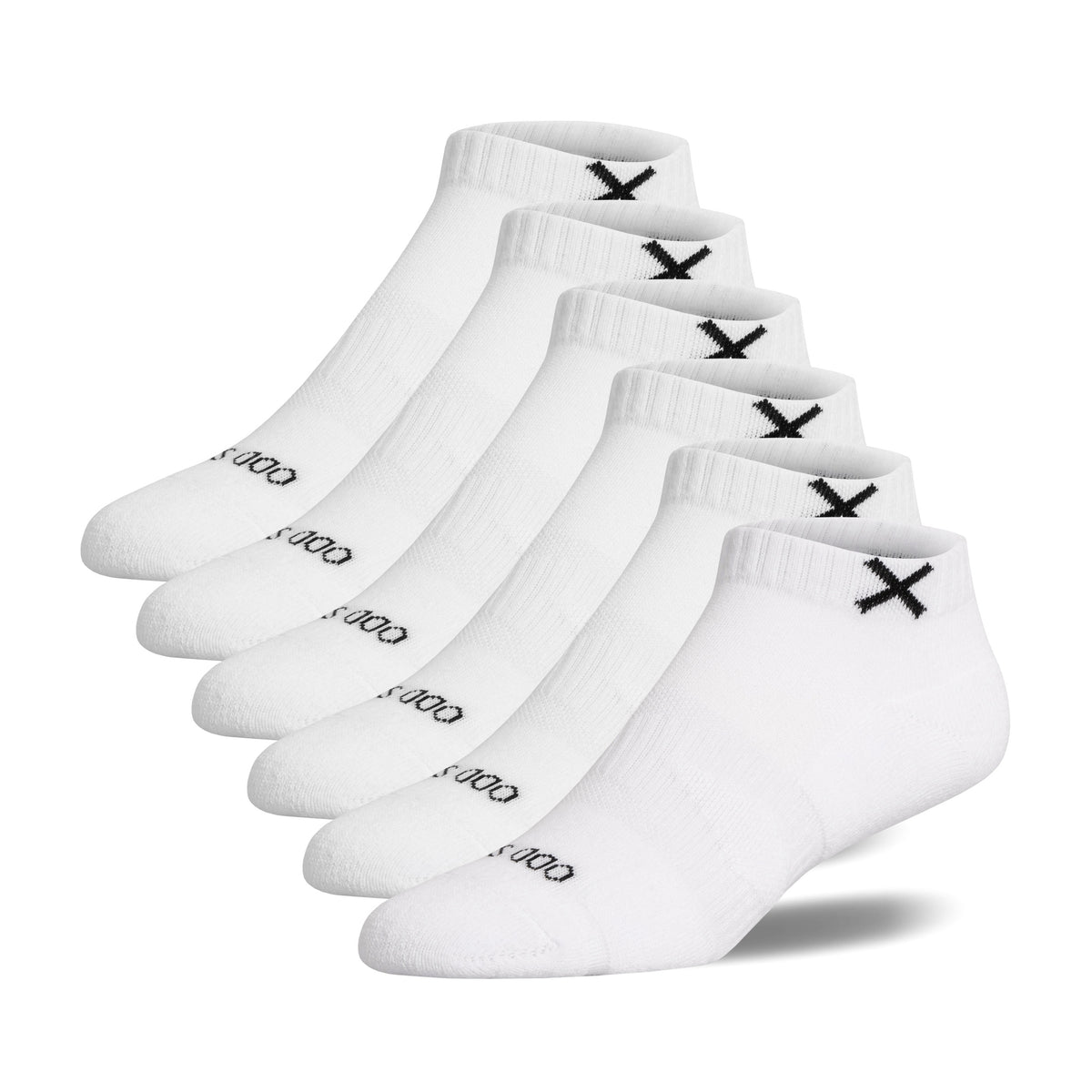 Basix Everyday Ankle Socks — 6-Pack