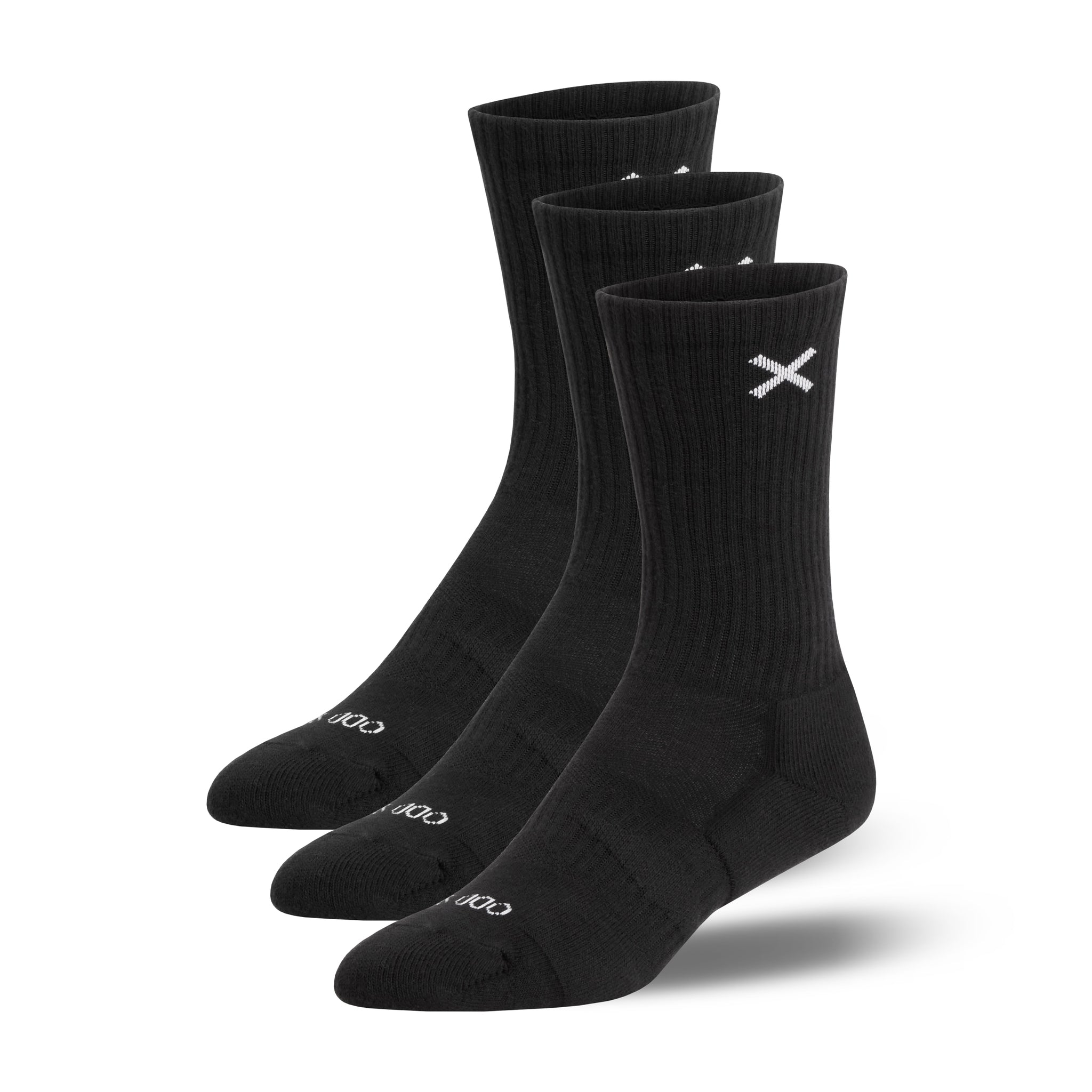 Basix Everyday Crew Socks — 3-Pack