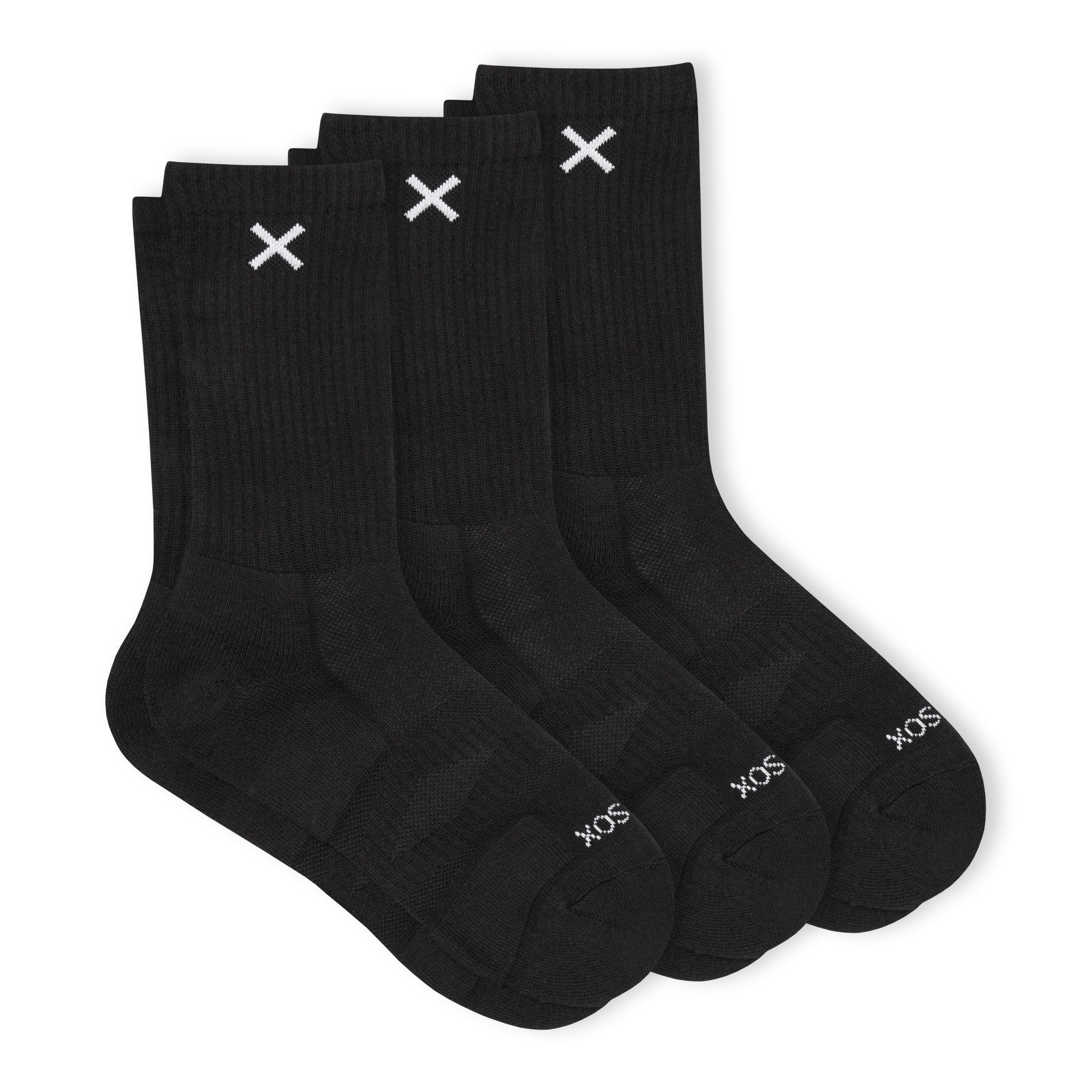 Basix Everyday Crew Socks — 3-Pack