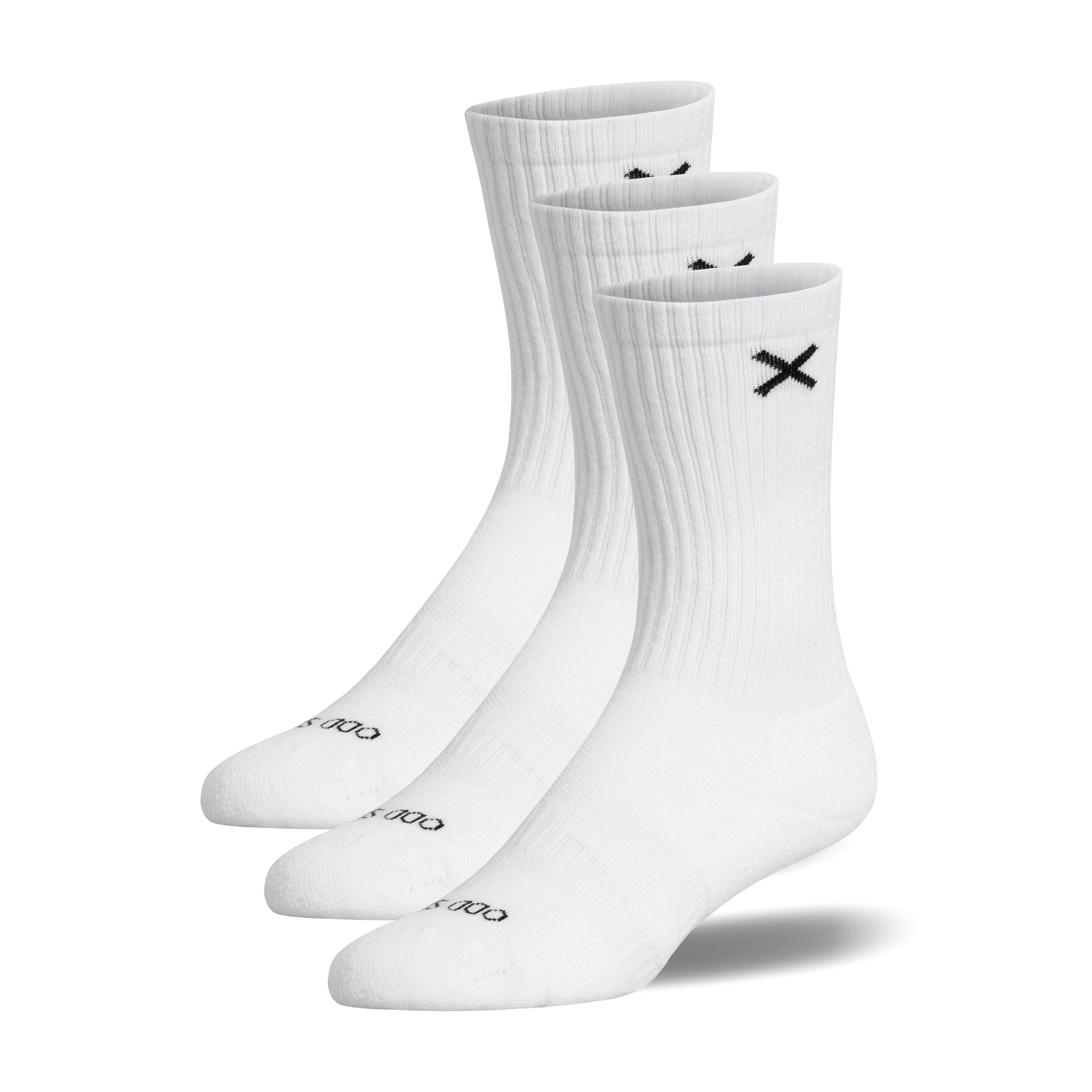 Basix Everyday Crew Socks — 3-Pack