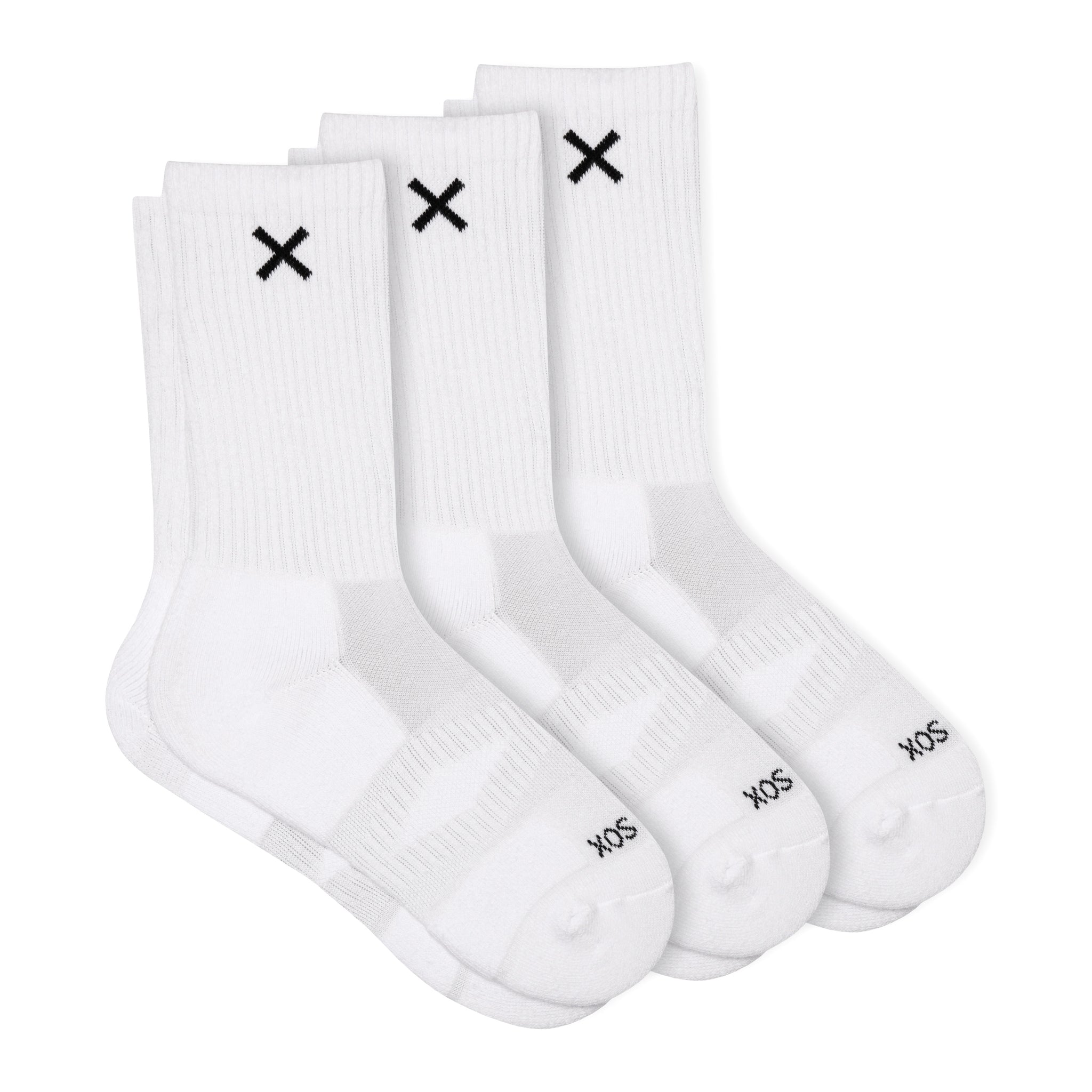 Basix Everyday Crew Socks — 3-Pack