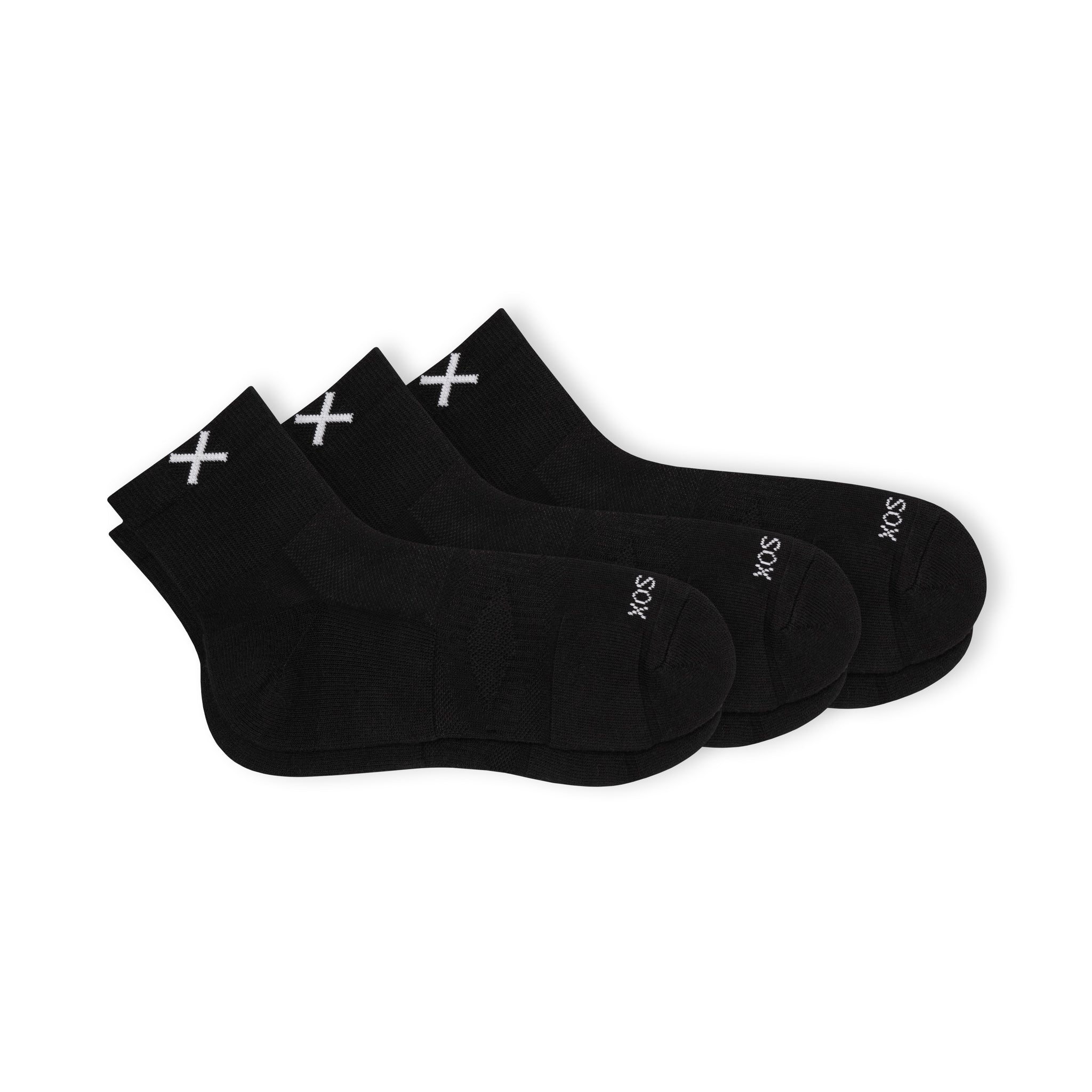 Basix Everyday Quarter Socks — 3-Pack