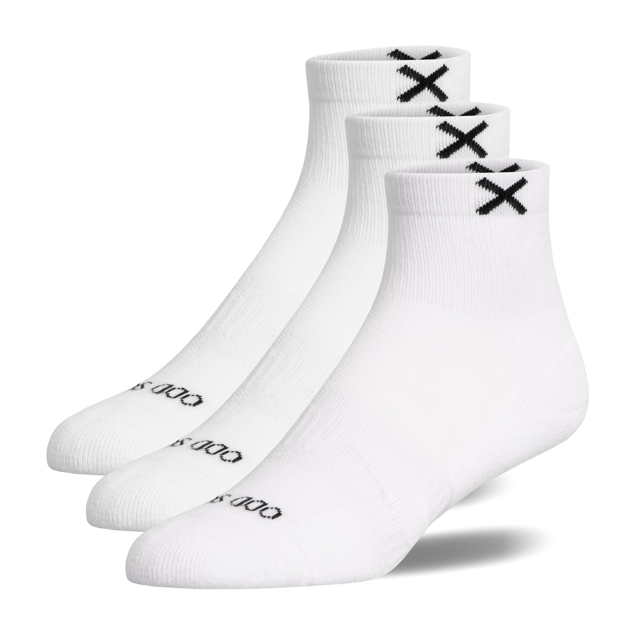 Basix Quarter Socks – 3-Pack