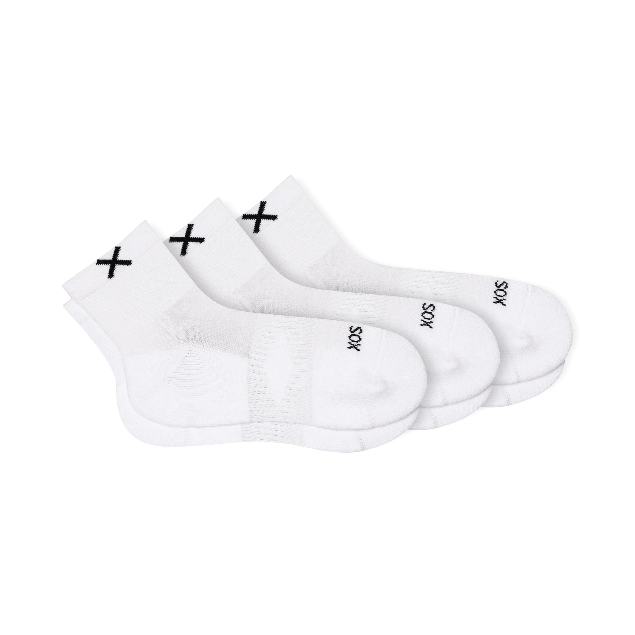 Basix Everyday Quarter Socks — 3-Pack