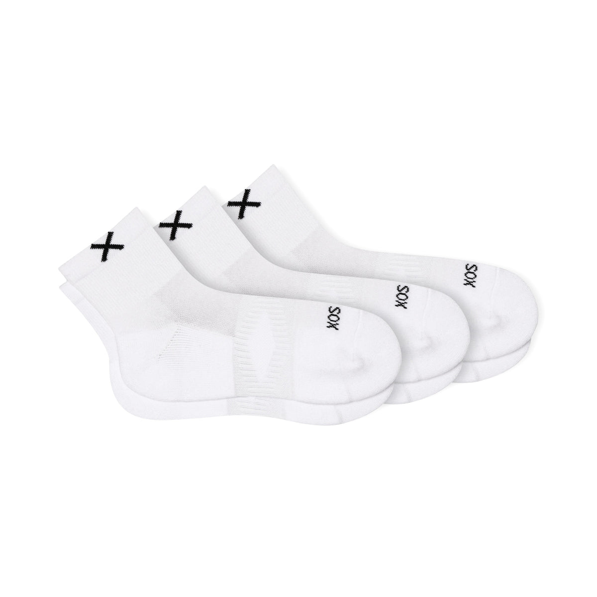 Basix Everyday Quarter Socks — 3-Pack