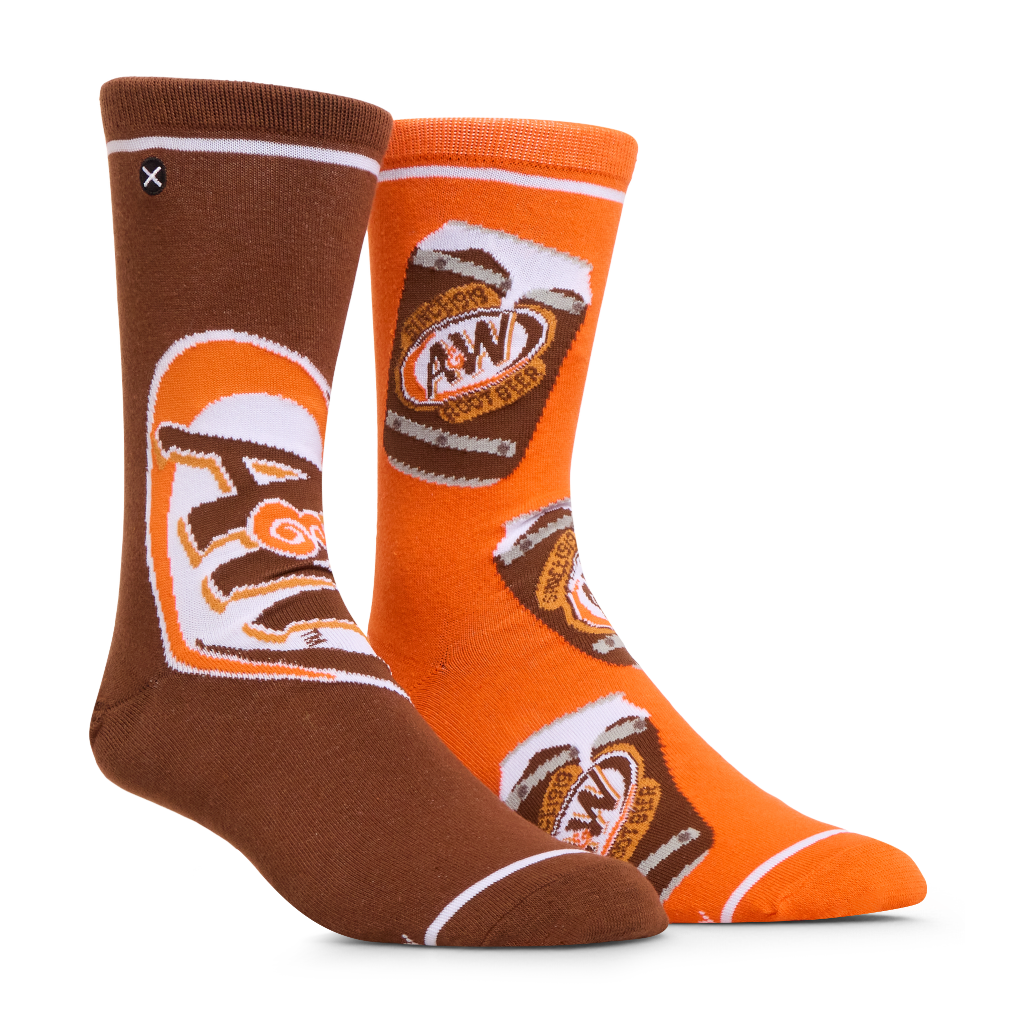A&W Root Beer Split Men's Crew Socks